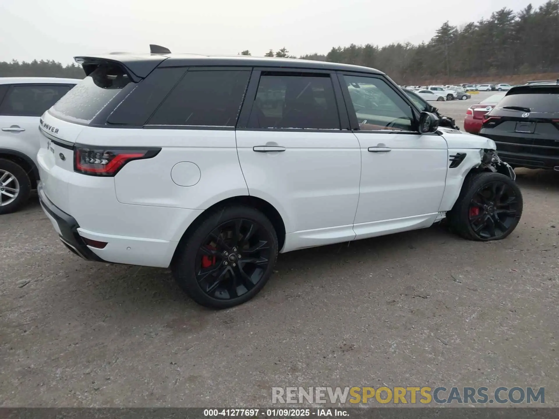 4 fotografías del automóvil dañado SALWS2RU8MA784331 LAND ROVER RANGE ROVER SPORT 2021