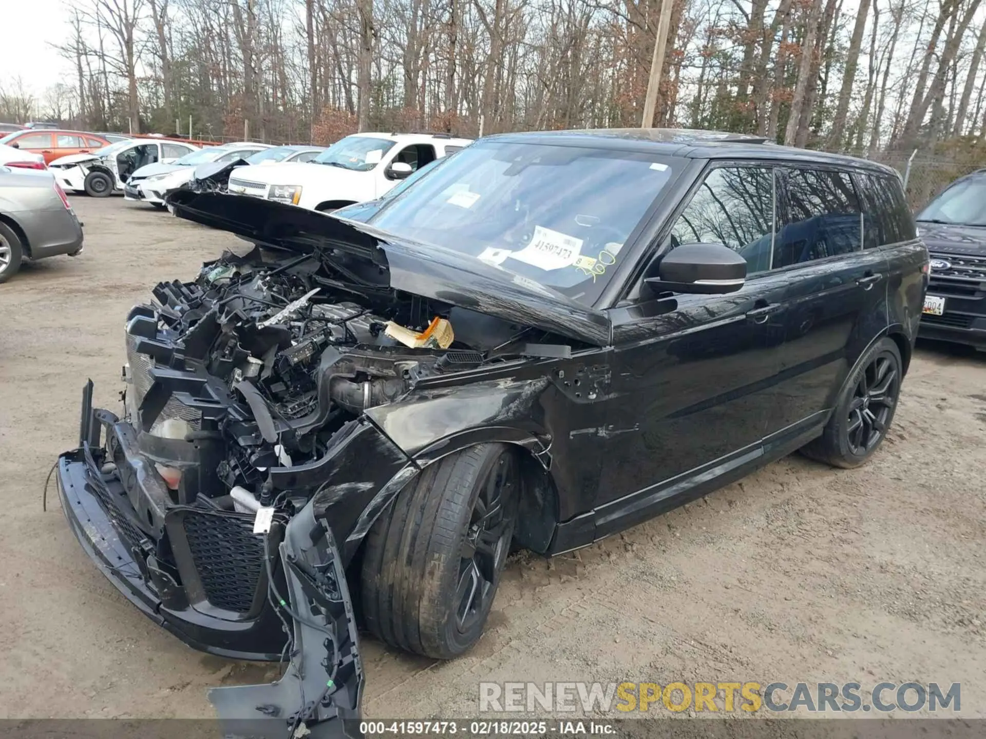 2 fotografías del automóvil dañado SALWZ2RE2MA762507 LAND ROVER RANGE ROVER SPORT 2021