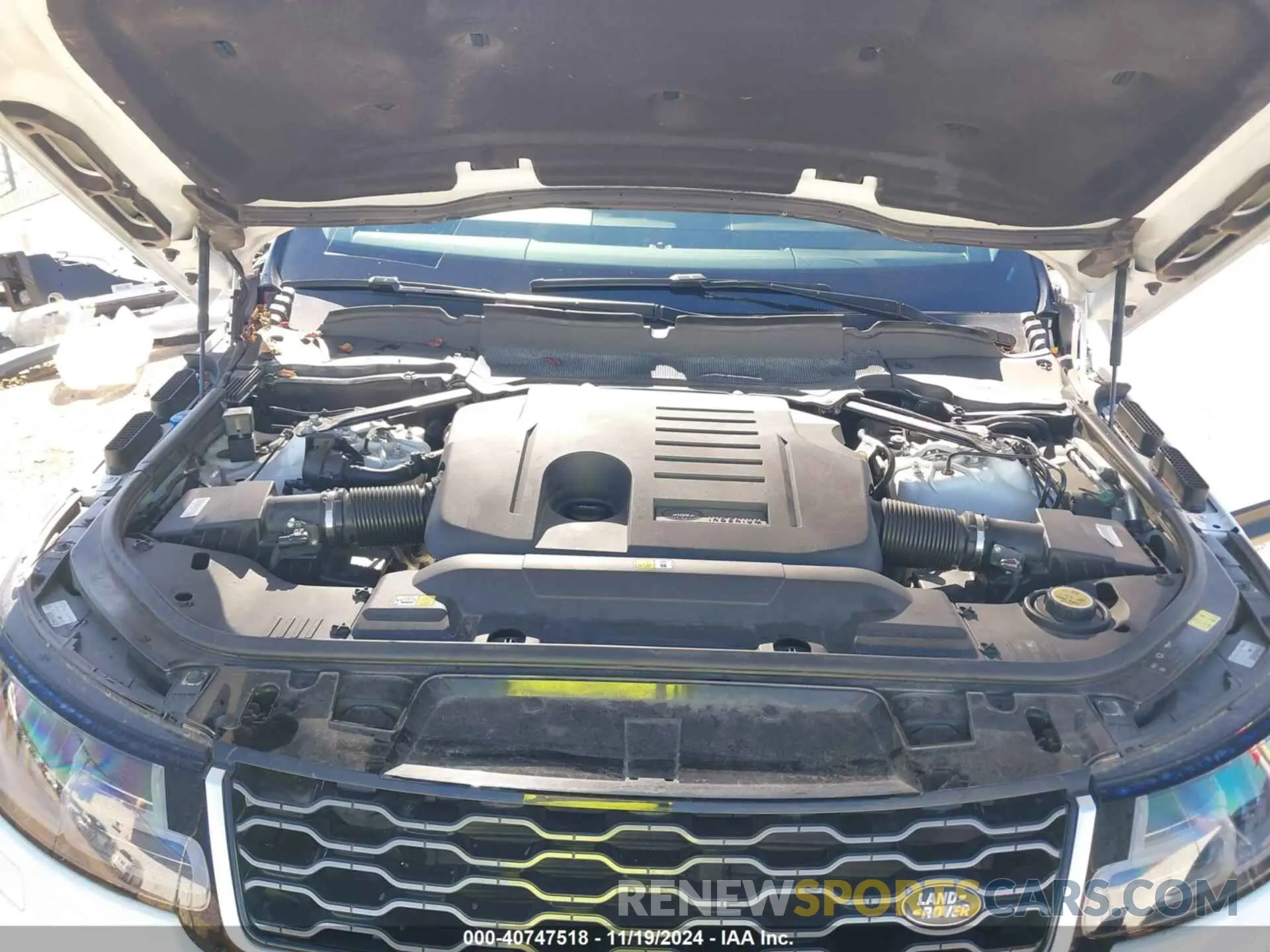 10 fotografías del automóvil dañado SALWG2SU7NA208680 LAND ROVER RANGE ROVER SPORT 2022