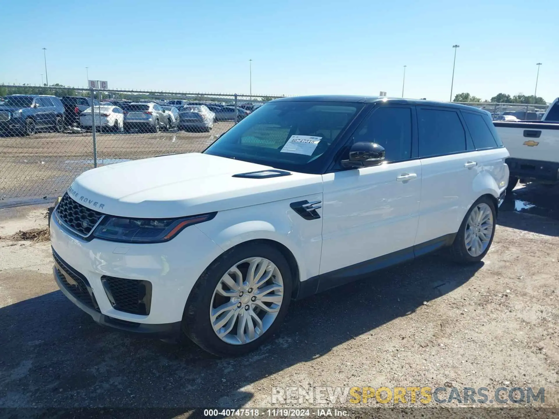 2 fotografías del automóvil dañado SALWG2SU7NA208680 LAND ROVER RANGE ROVER SPORT 2022