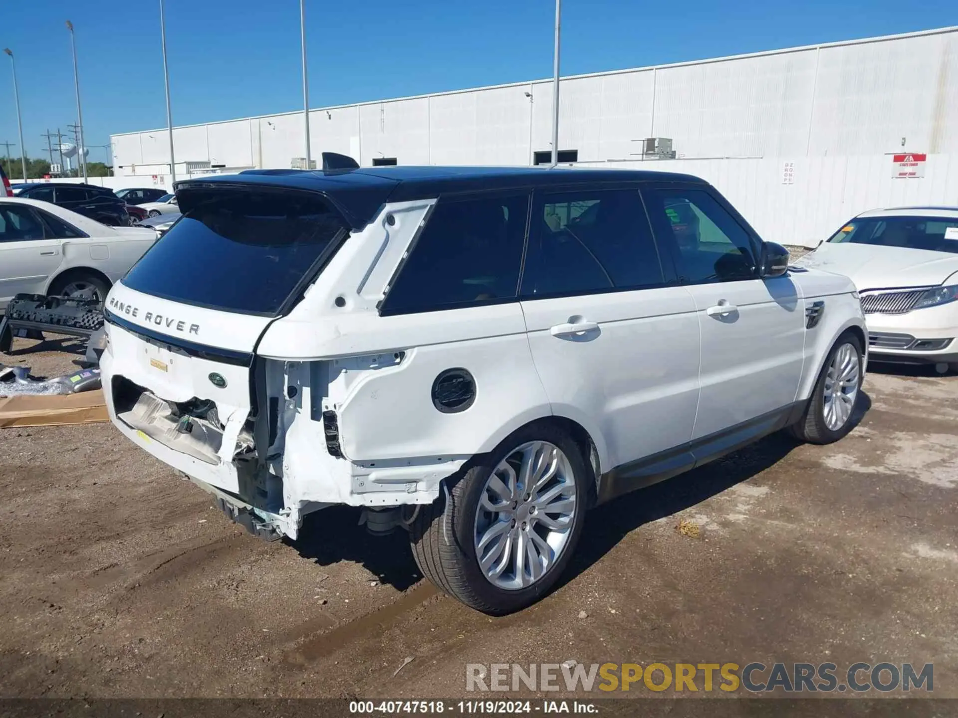 4 fotografías del automóvil dañado SALWG2SU7NA208680 LAND ROVER RANGE ROVER SPORT 2022