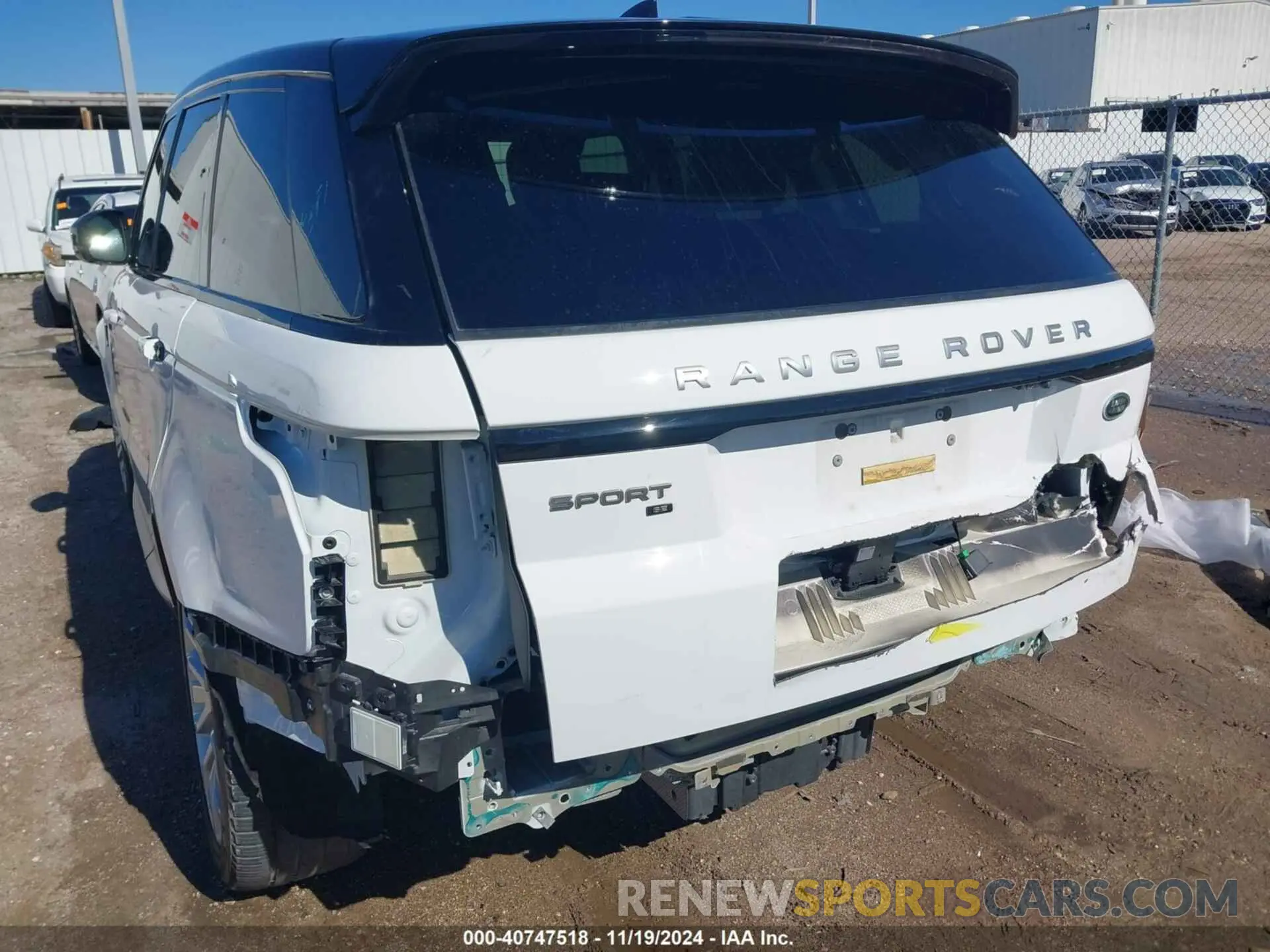 6 fotografías del automóvil dañado SALWG2SU7NA208680 LAND ROVER RANGE ROVER SPORT 2022