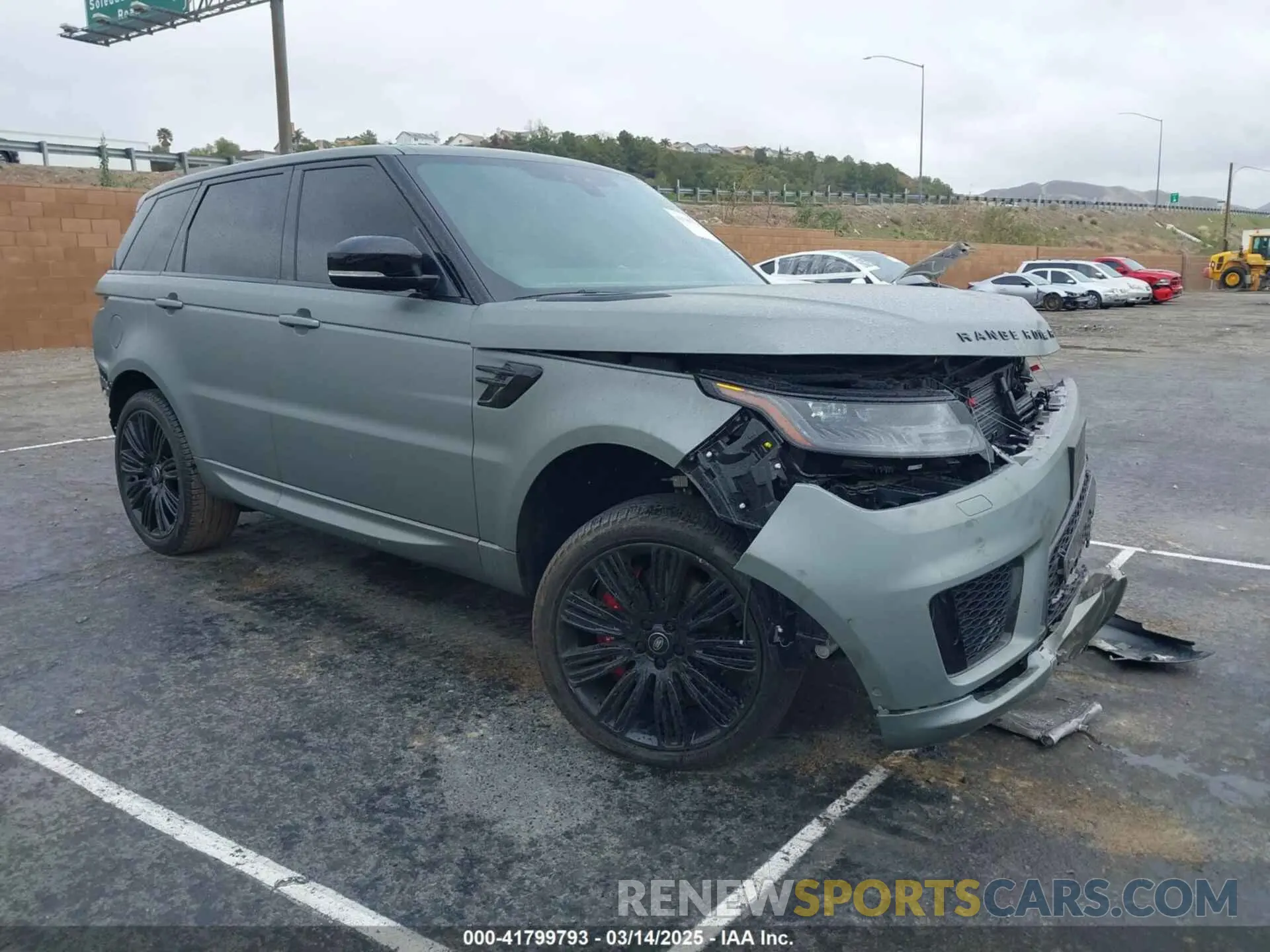 1 fotografías del automóvil dañado SALWR2SE7NA215082 LAND ROVER RANGE ROVER SPORT 2022