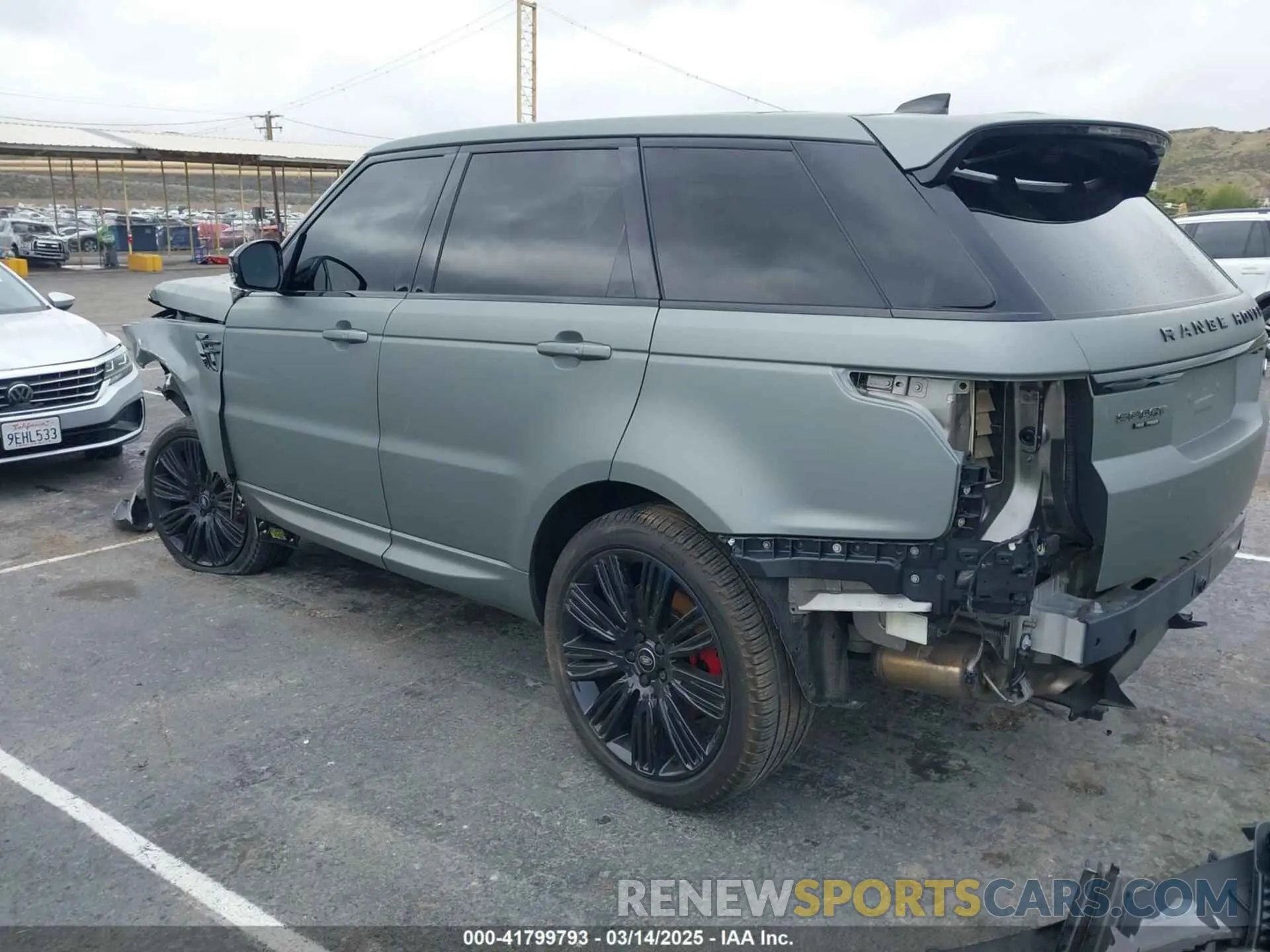 3 fotografías del automóvil dañado SALWR2SE7NA215082 LAND ROVER RANGE ROVER SPORT 2022