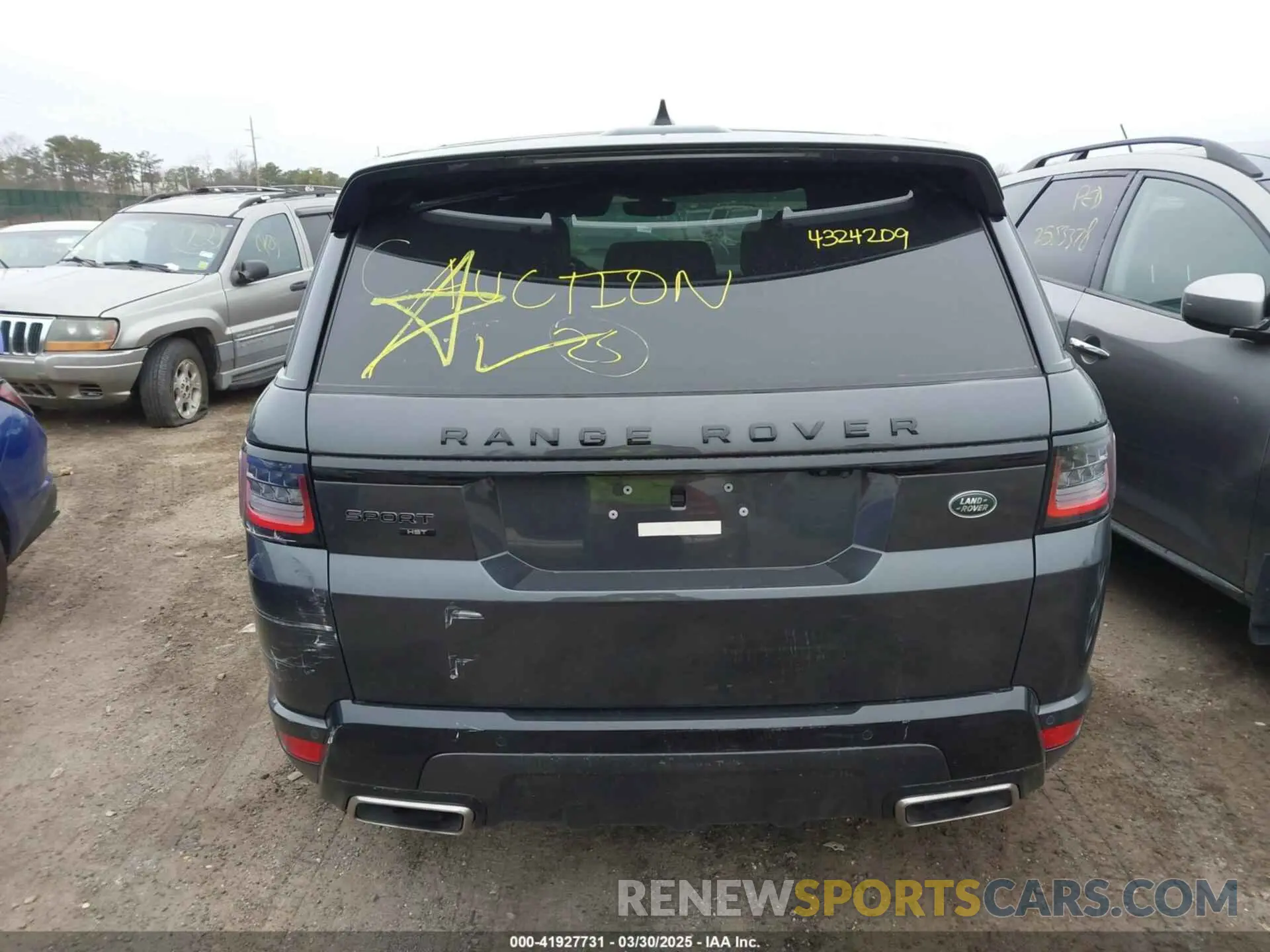 15 fotografías del automóvil dañado SALWS2RUXNA238891 LAND ROVER RANGE ROVER SPORT 2022