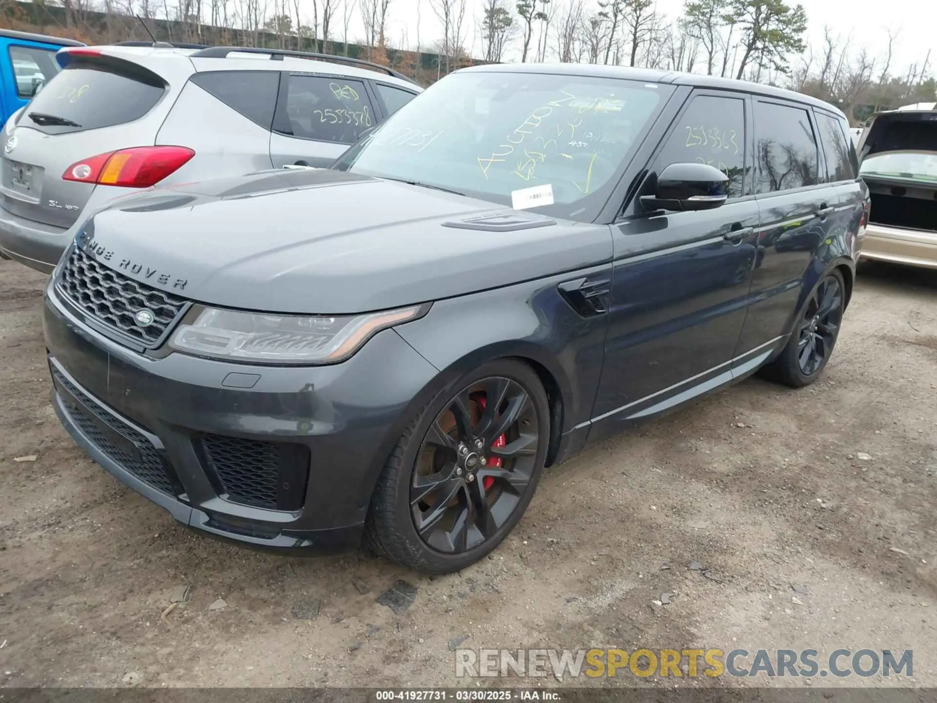 2 fotografías del automóvil dañado SALWS2RUXNA238891 LAND ROVER RANGE ROVER SPORT 2022