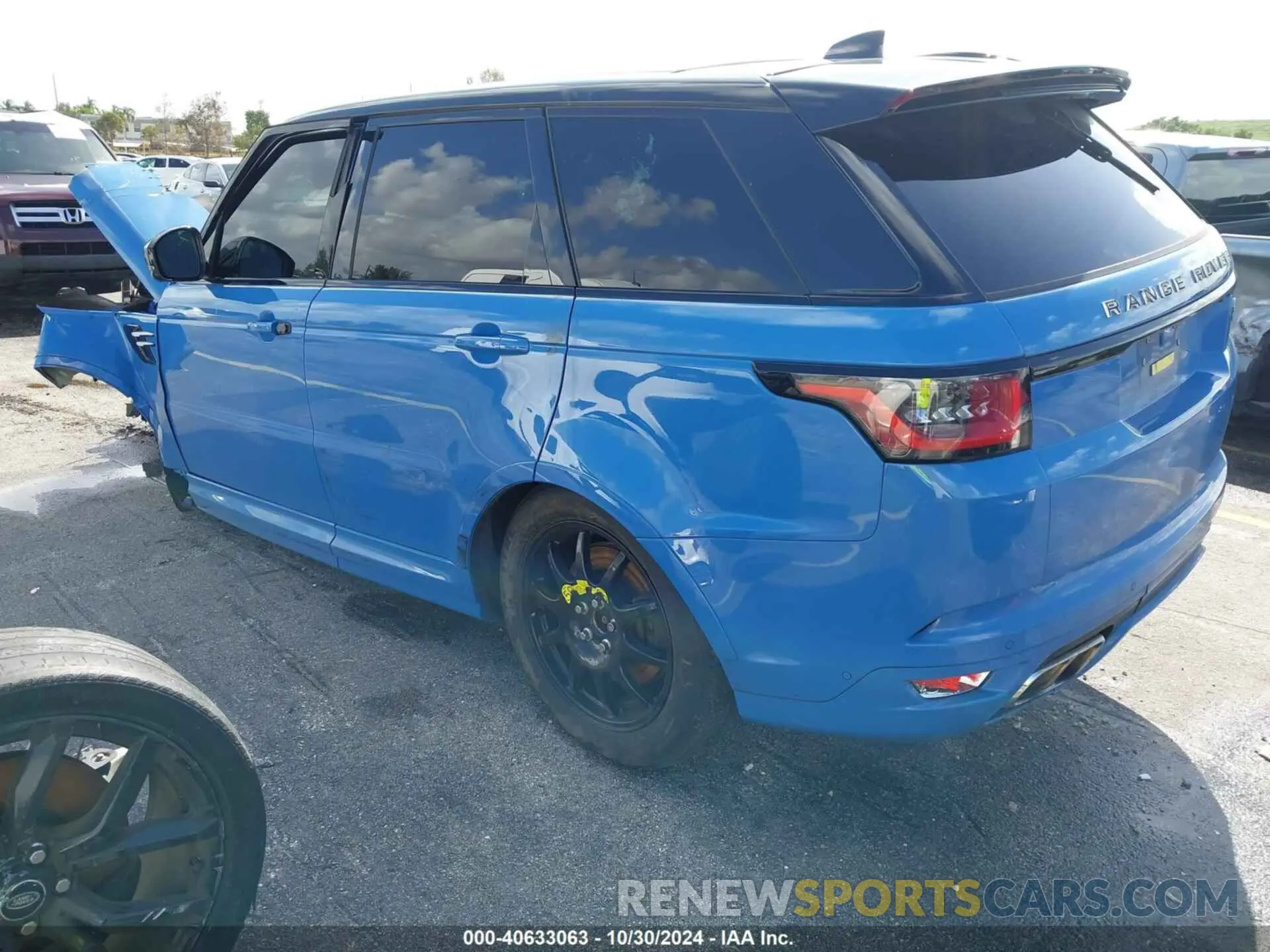 3 fotografías del automóvil dañado SALWZ2RE6NA241274 LAND ROVER RANGE ROVER SPORT 2022