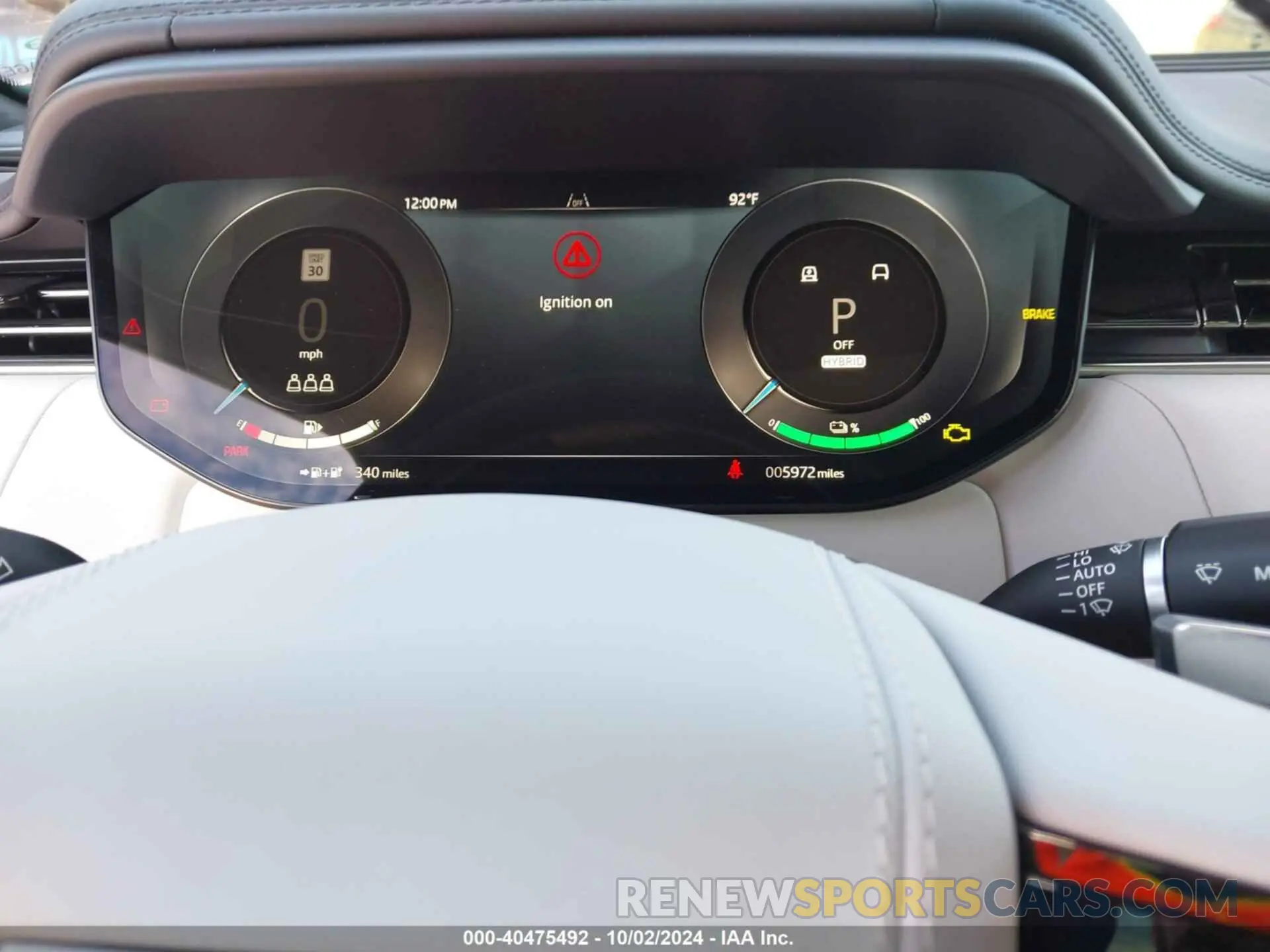 7 fotografías del automóvil dañado SAL119F49RA163343 LAND ROVER RANGE ROVER SPORT 2024