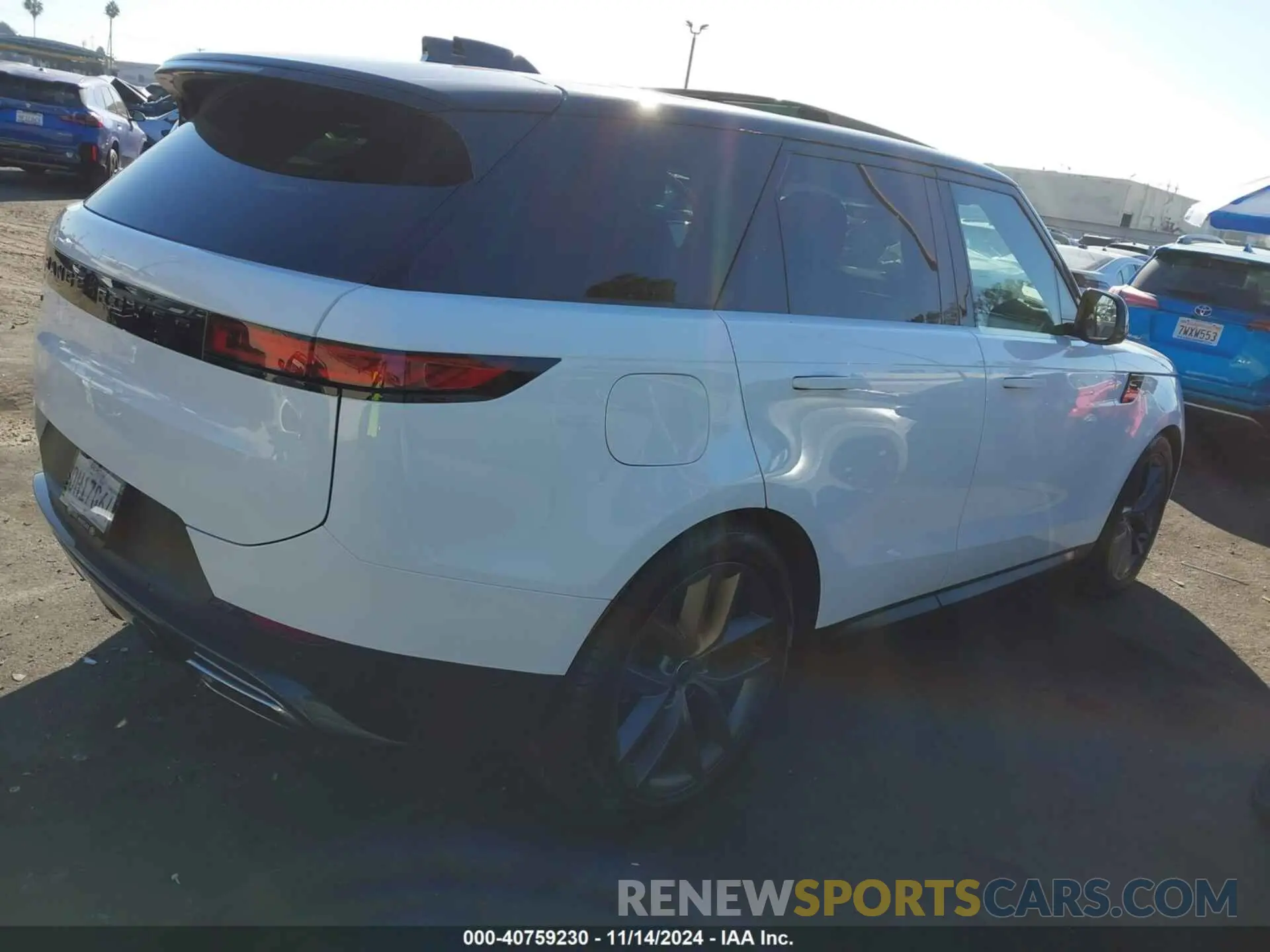 4 fotografías del automóvil dañado SAL1P9EU9RA198237 LAND ROVER RANGE ROVER SPORT 2024