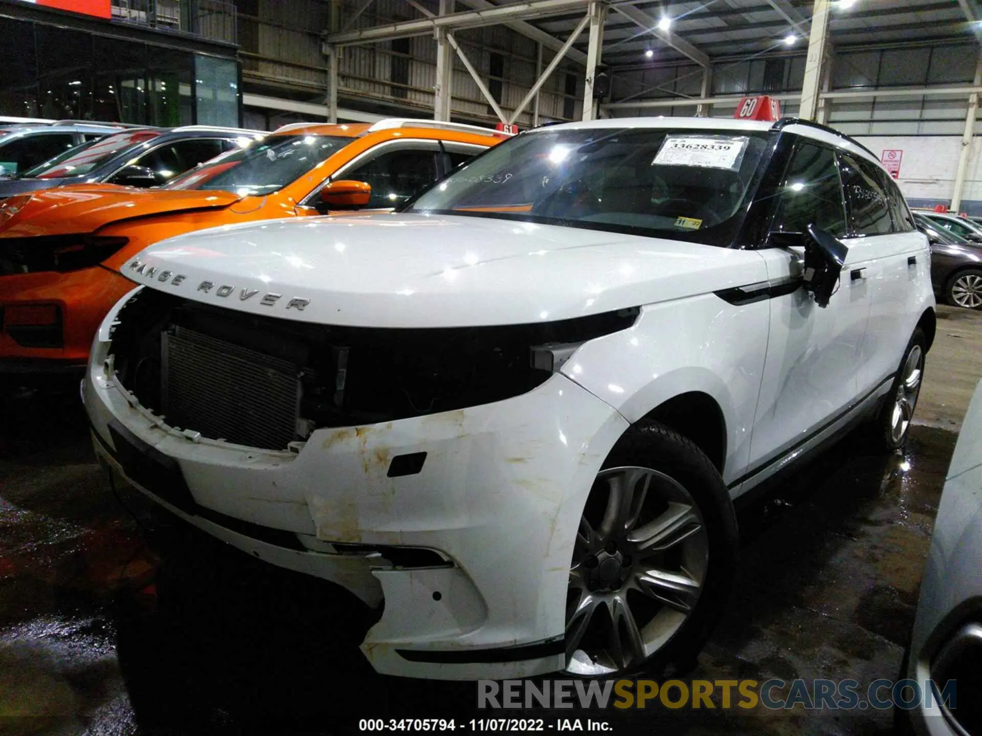 2 fotografías del automóvil dañado 00LYB2EX7KA203617 LAND ROVER RANGE ROVER VELAR 2019