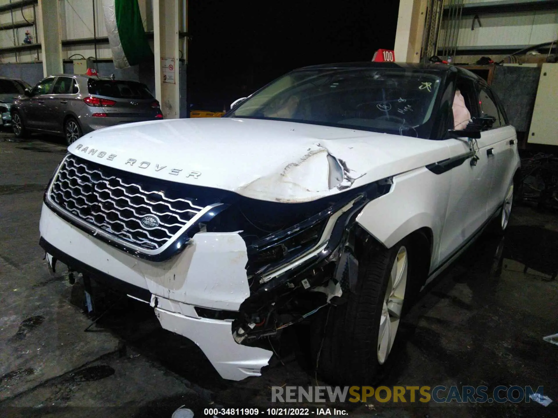 2 fotografías del automóvil dañado 00LYB2FV3KA212540 LAND ROVER RANGE ROVER VELAR 2019