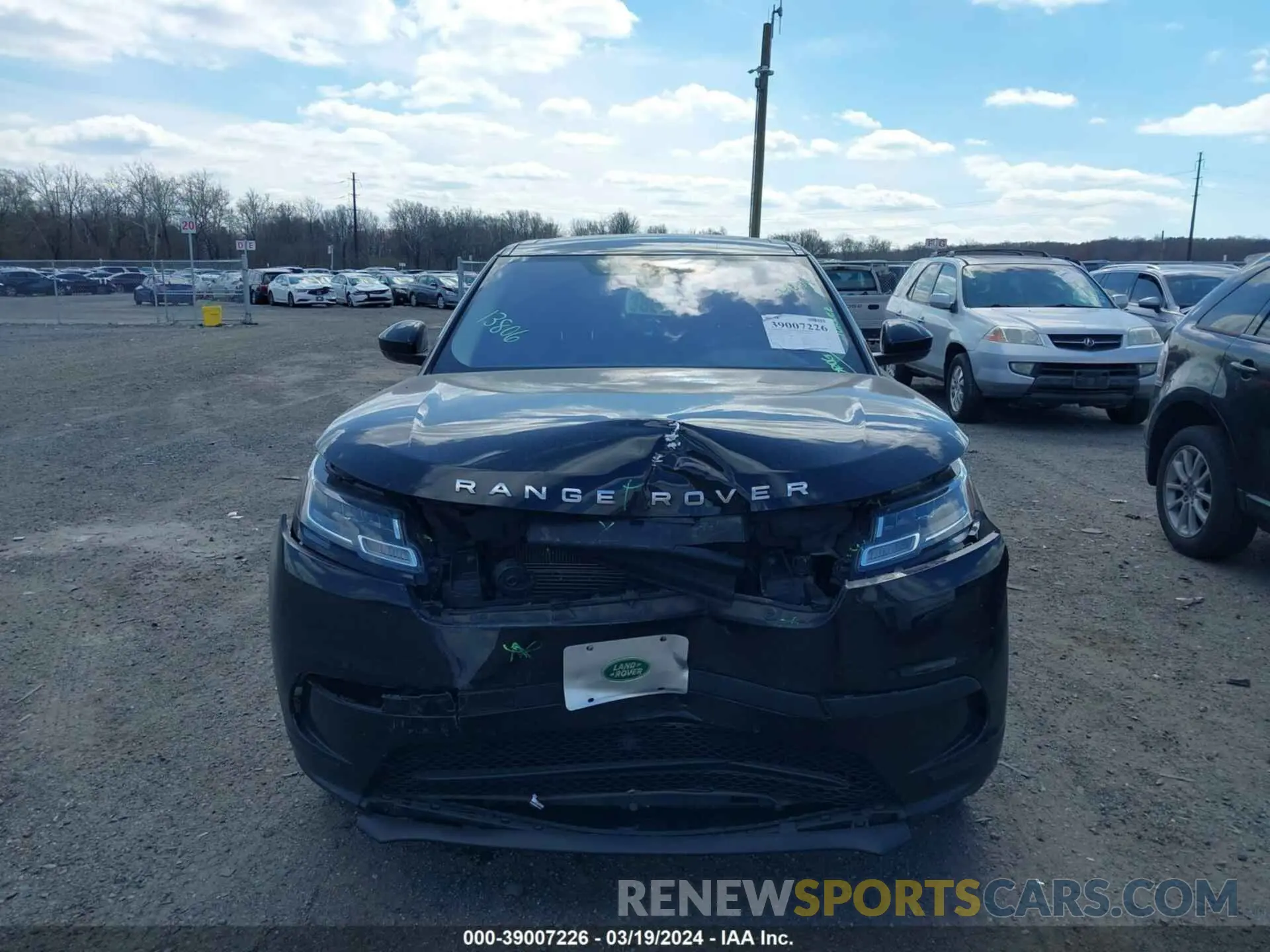 12 fotografías del automóvil dañado SALYA2EX0KA211030 LAND ROVER RANGE ROVER VELAR 2019