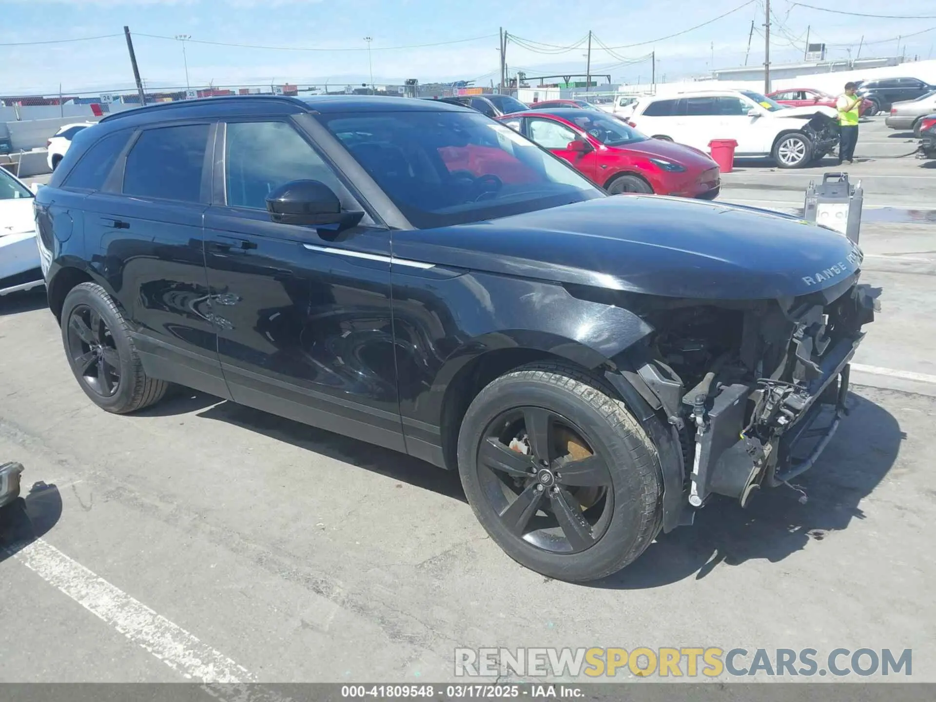 1 fotografías del automóvil dañado SALYB2EN7KA779531 LAND ROVER RANGE ROVER VELAR 2019