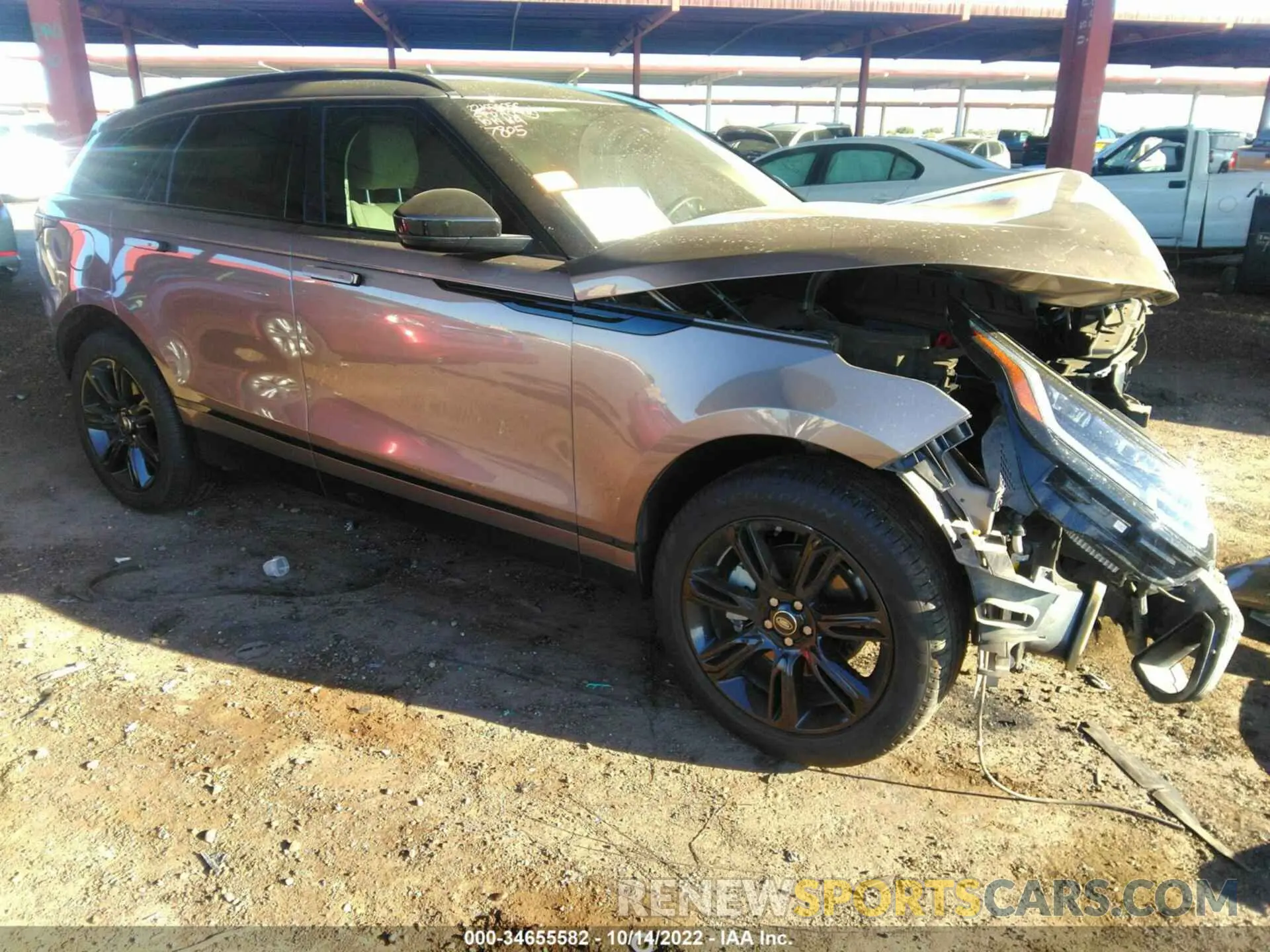 1 fotografías del automóvil dañado SALYB2EX1KA217805 LAND ROVER RANGE ROVER VELAR 2019