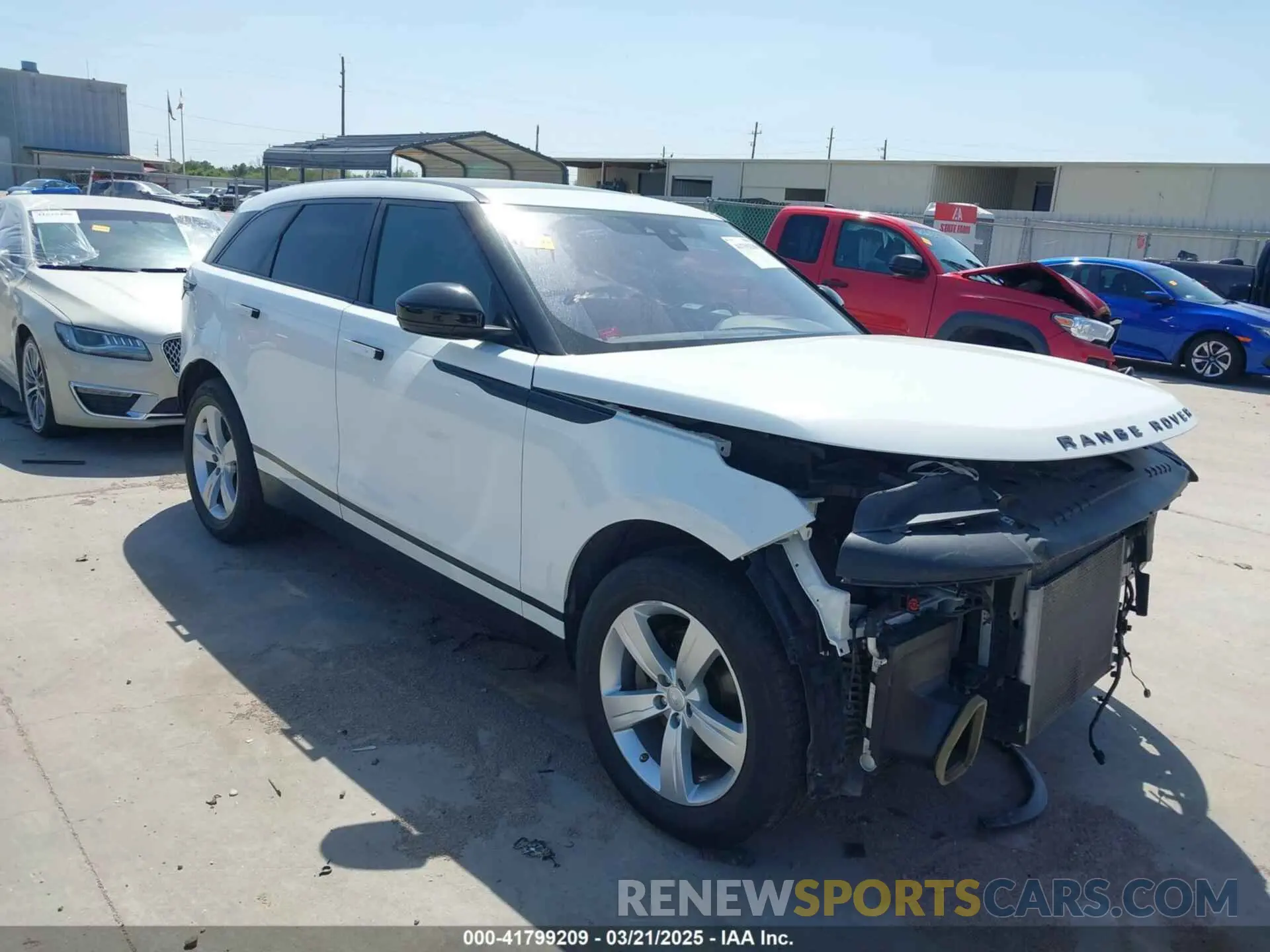 1 fotografías del automóvil dañado SALYB2EX3KA787594 LAND ROVER RANGE ROVER VELAR 2019