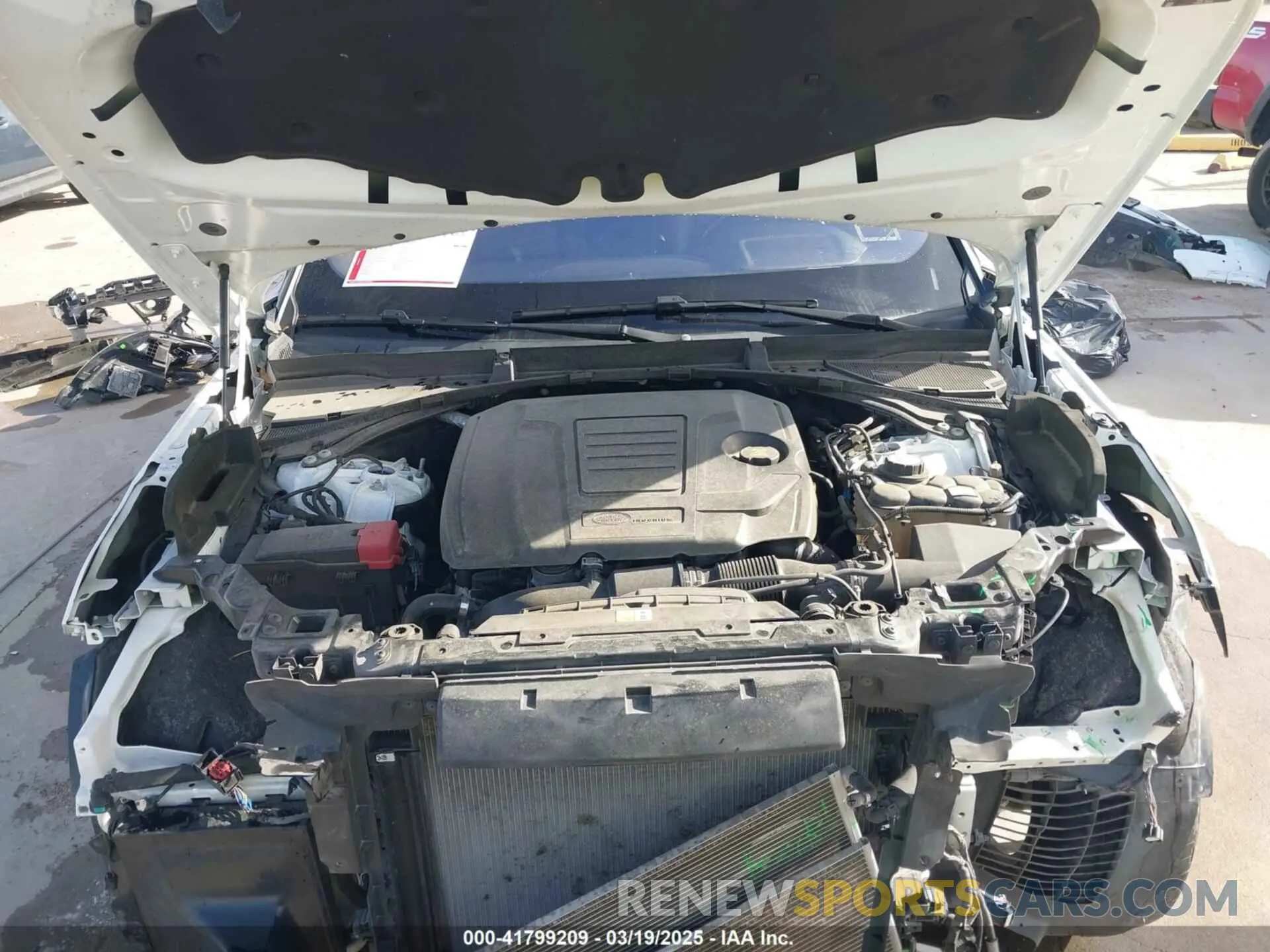 10 fotografías del automóvil dañado SALYB2EX3KA787594 LAND ROVER RANGE ROVER VELAR 2019