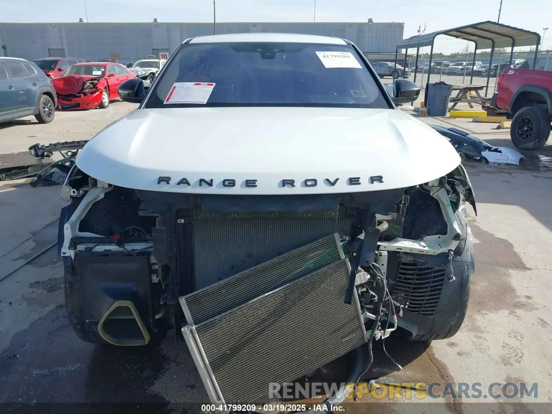 6 fotografías del automóvil dañado SALYB2EX3KA787594 LAND ROVER RANGE ROVER VELAR 2019