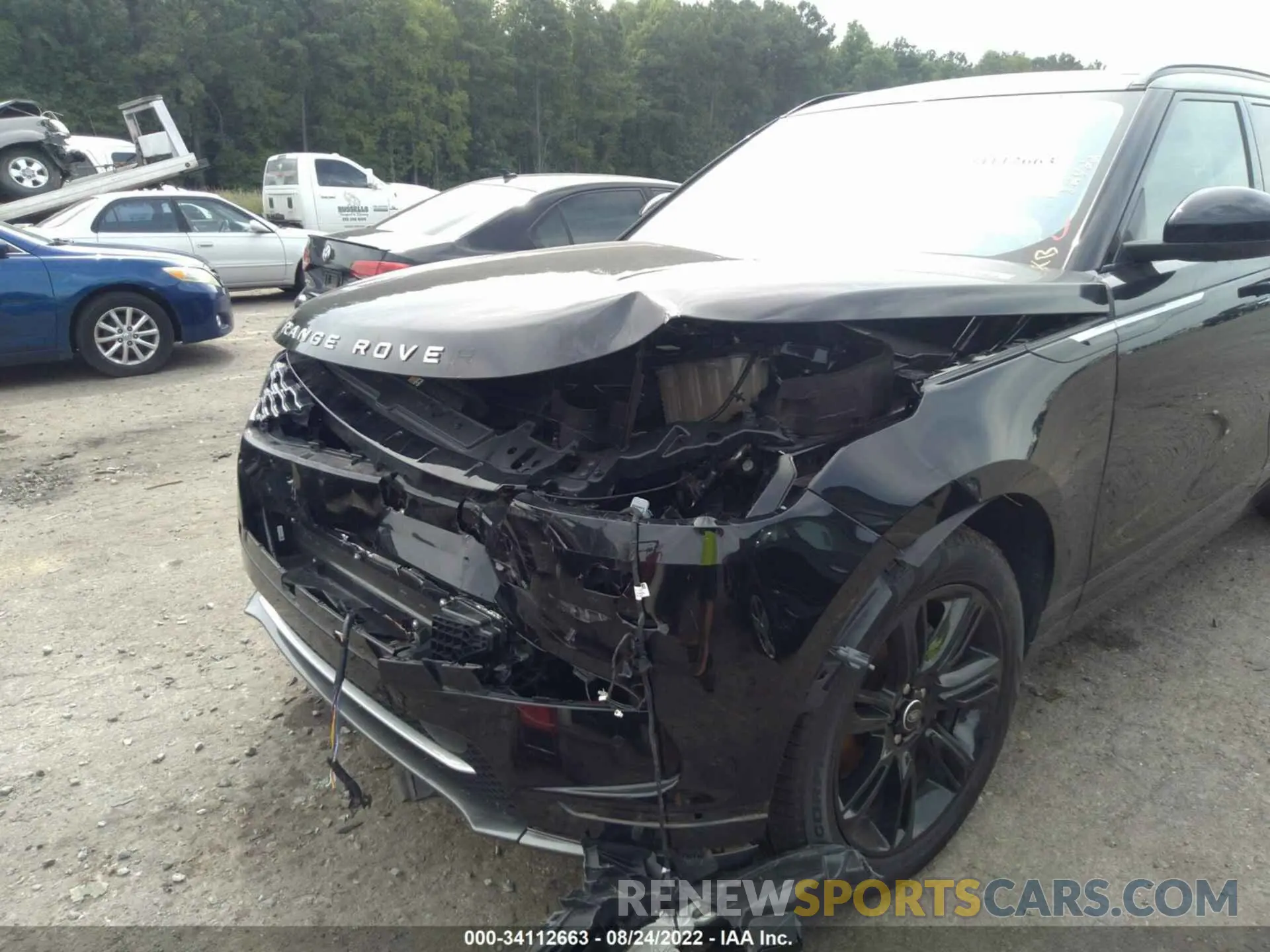 6 fotografías del automóvil dañado SALYB2EX9KA218734 LAND ROVER RANGE ROVER VELAR 2019