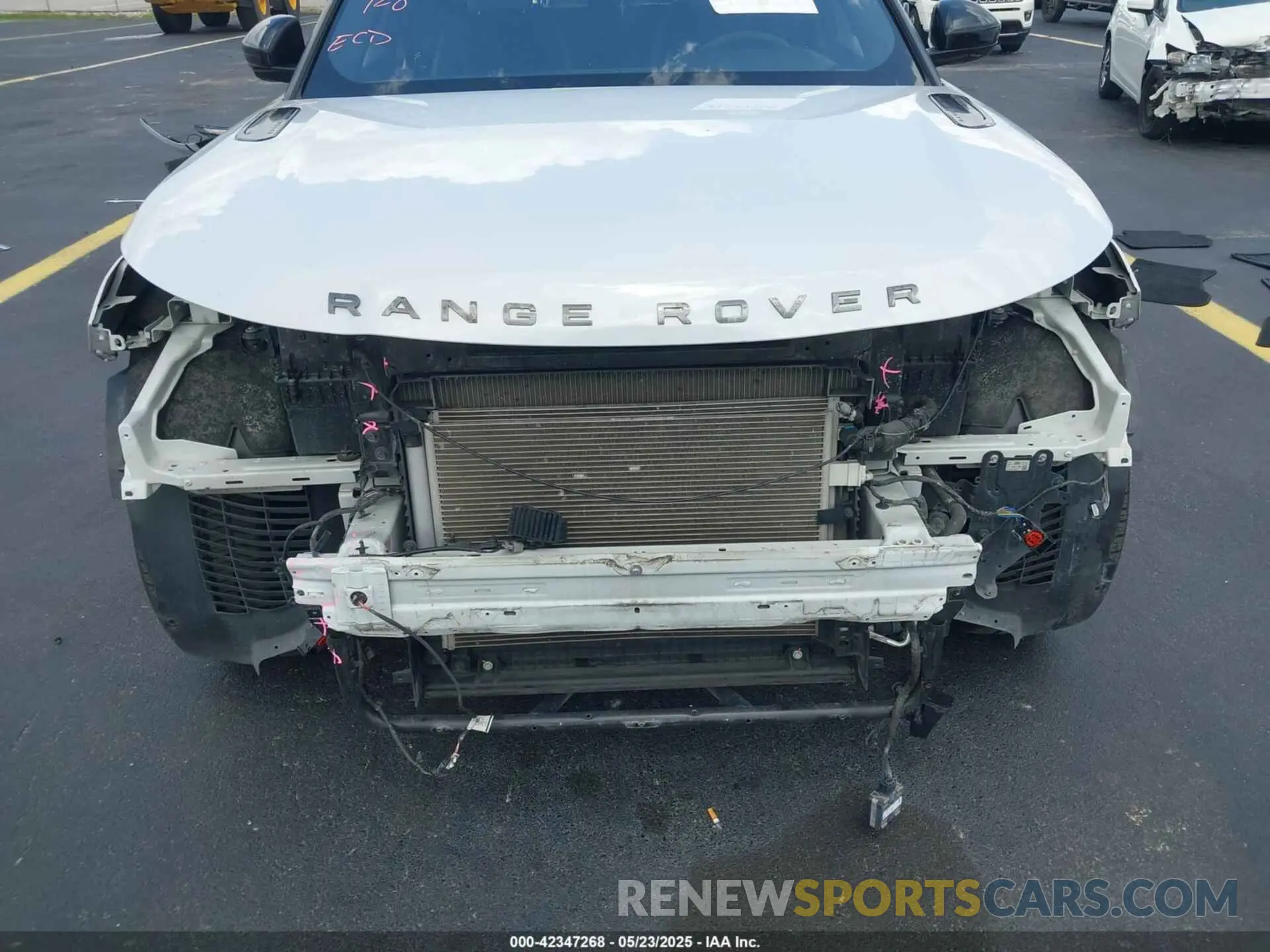 6 fotografías del automóvil dañado SALYL2EV9KA202481 LAND ROVER RANGE ROVER VELAR 2019