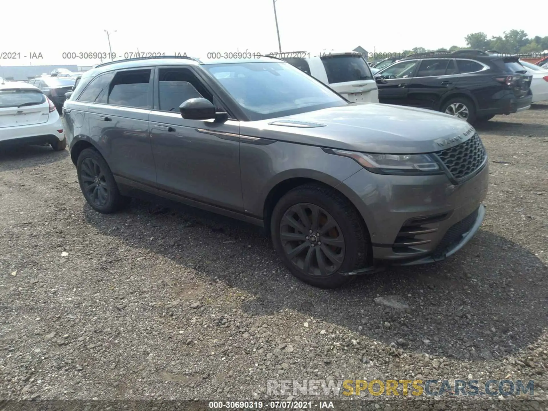 1 fotografías del automóvil dañado SALYL2EX2KA780603 LAND ROVER RANGE ROVER VELAR 2019
