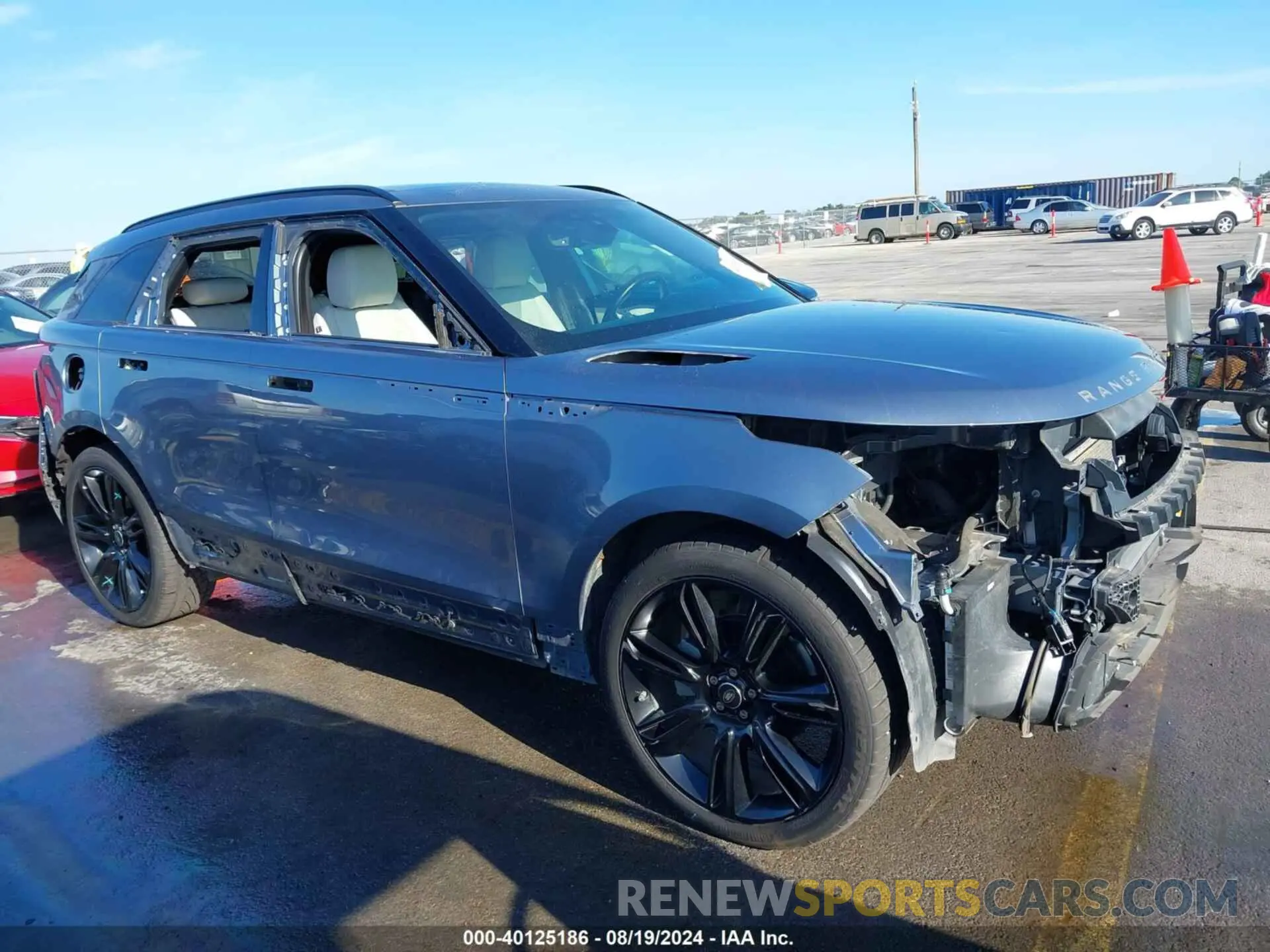 1 fotografías del automóvil dañado SALYL2EX3KA785731 LAND ROVER RANGE ROVER VELAR 2019