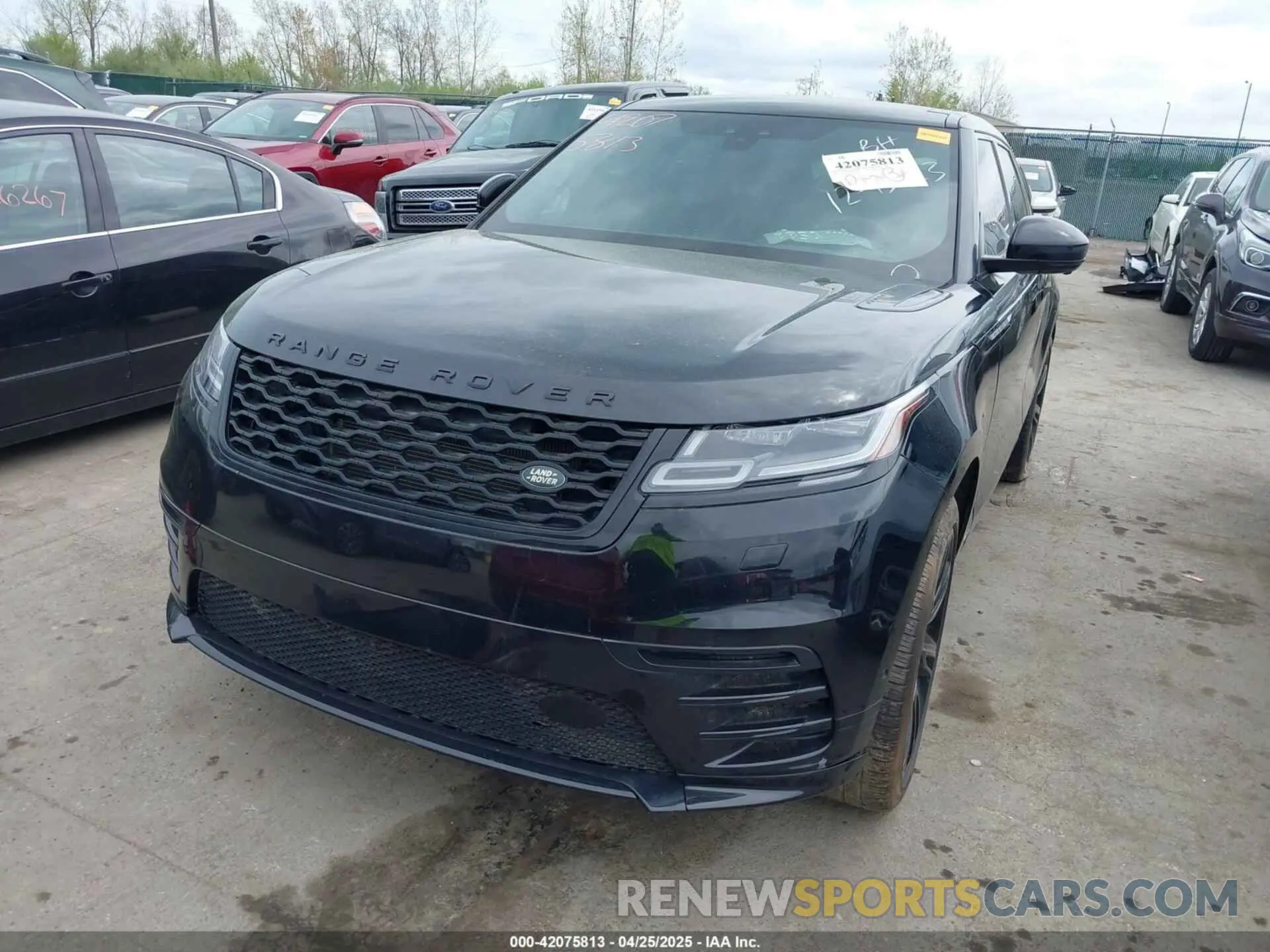 6 fotografías del automóvil dañado SALYL2EX4KA215446 LAND ROVER RANGE ROVER VELAR 2019
