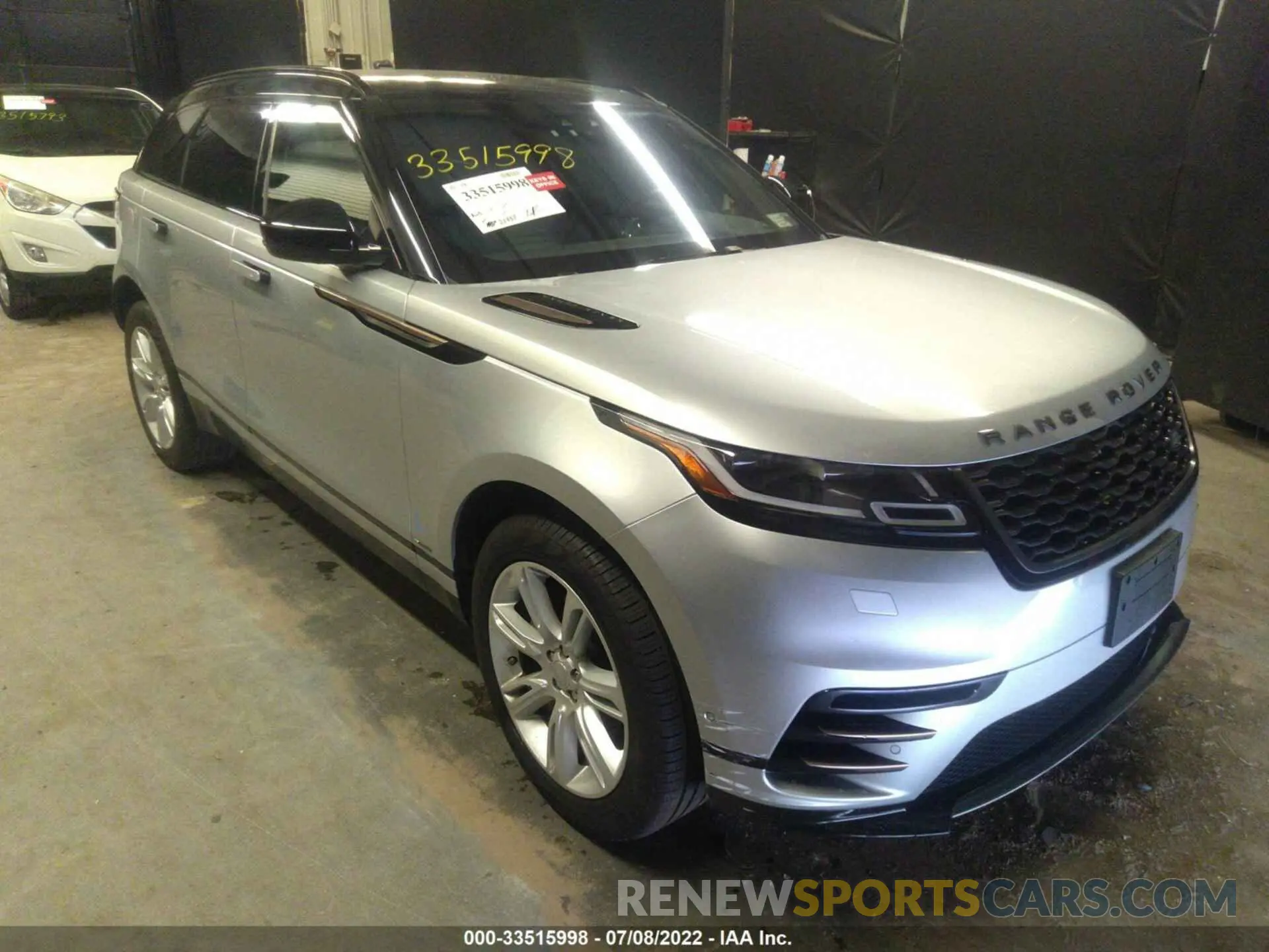 1 fotografías del automóvil dañado SALYL2EX6KA235021 LAND ROVER RANGE ROVER VELAR 2019