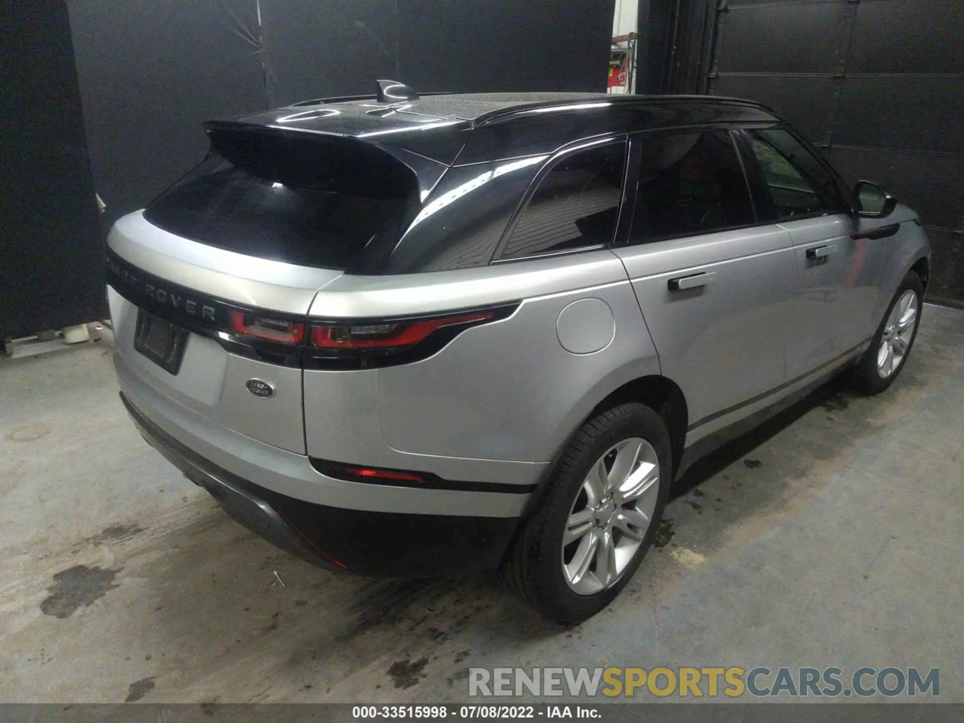 4 fotografías del automóvil dañado SALYL2EX6KA235021 LAND ROVER RANGE ROVER VELAR 2019