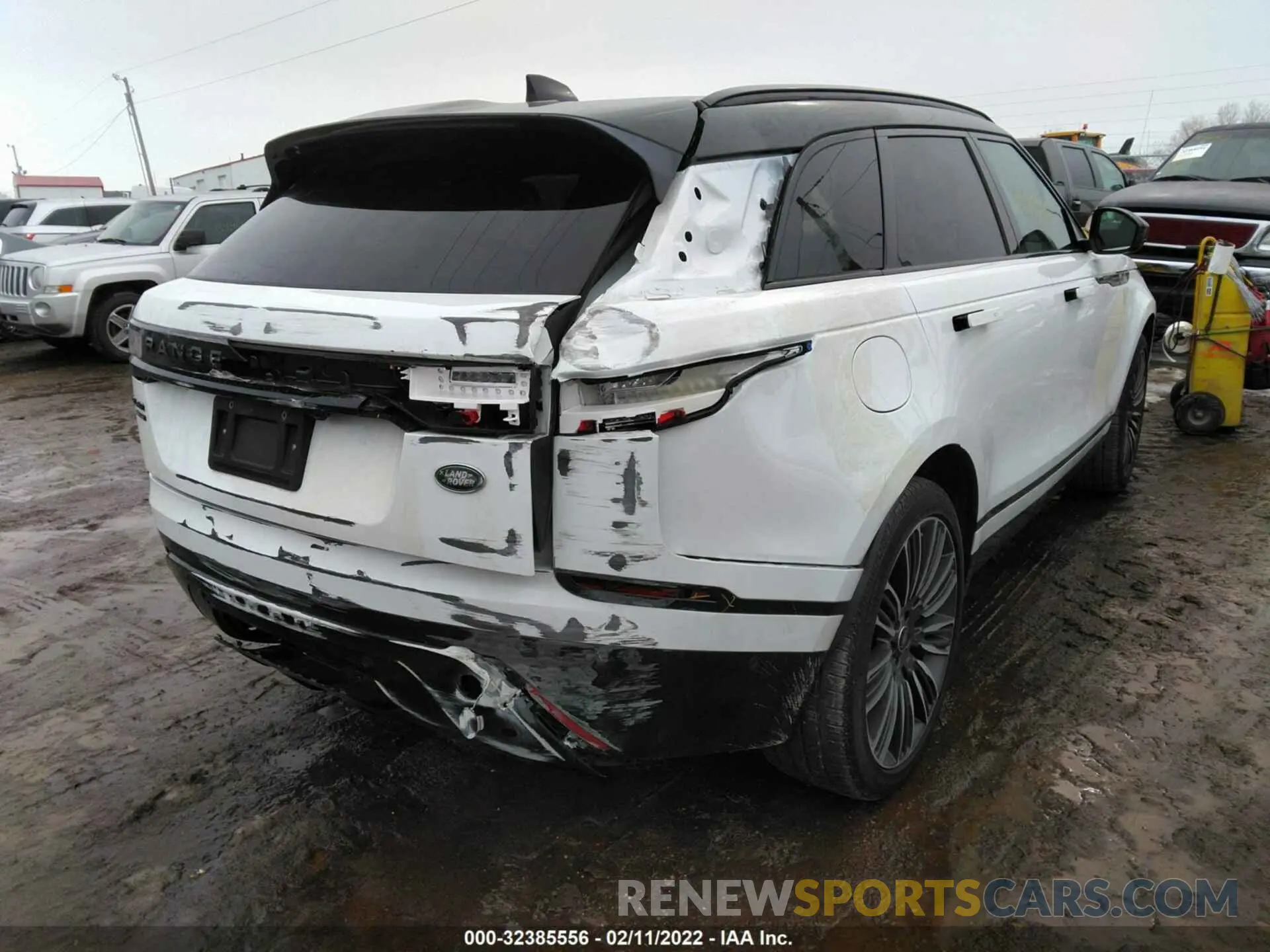 6 fotografías del automóvil dañado SALYL2EX6KA779499 LAND ROVER RANGE ROVER VELAR 2019