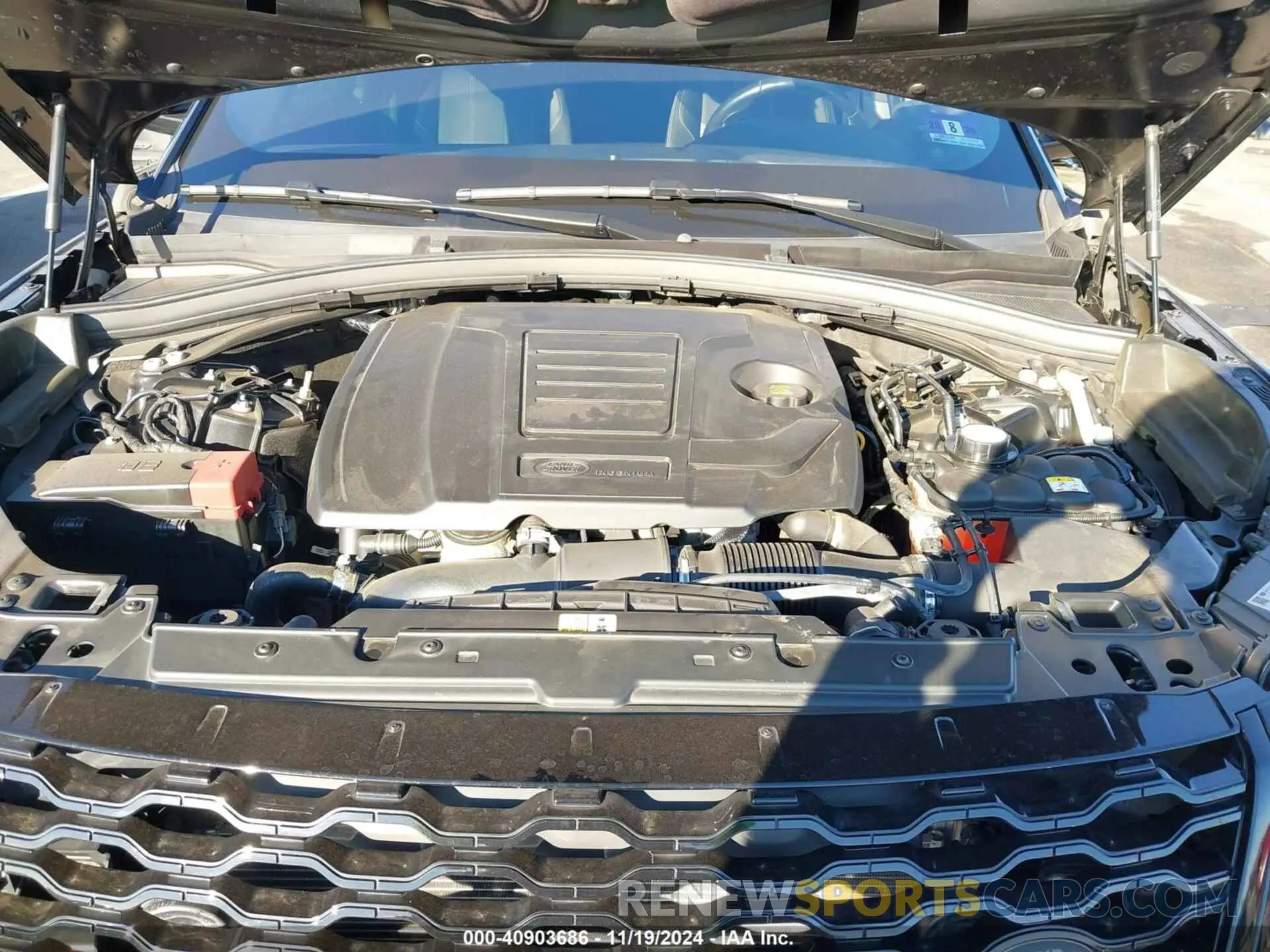 10 fotografías del automóvil dañado SALYL2EX6KA796383 LAND ROVER RANGE ROVER VELAR 2019