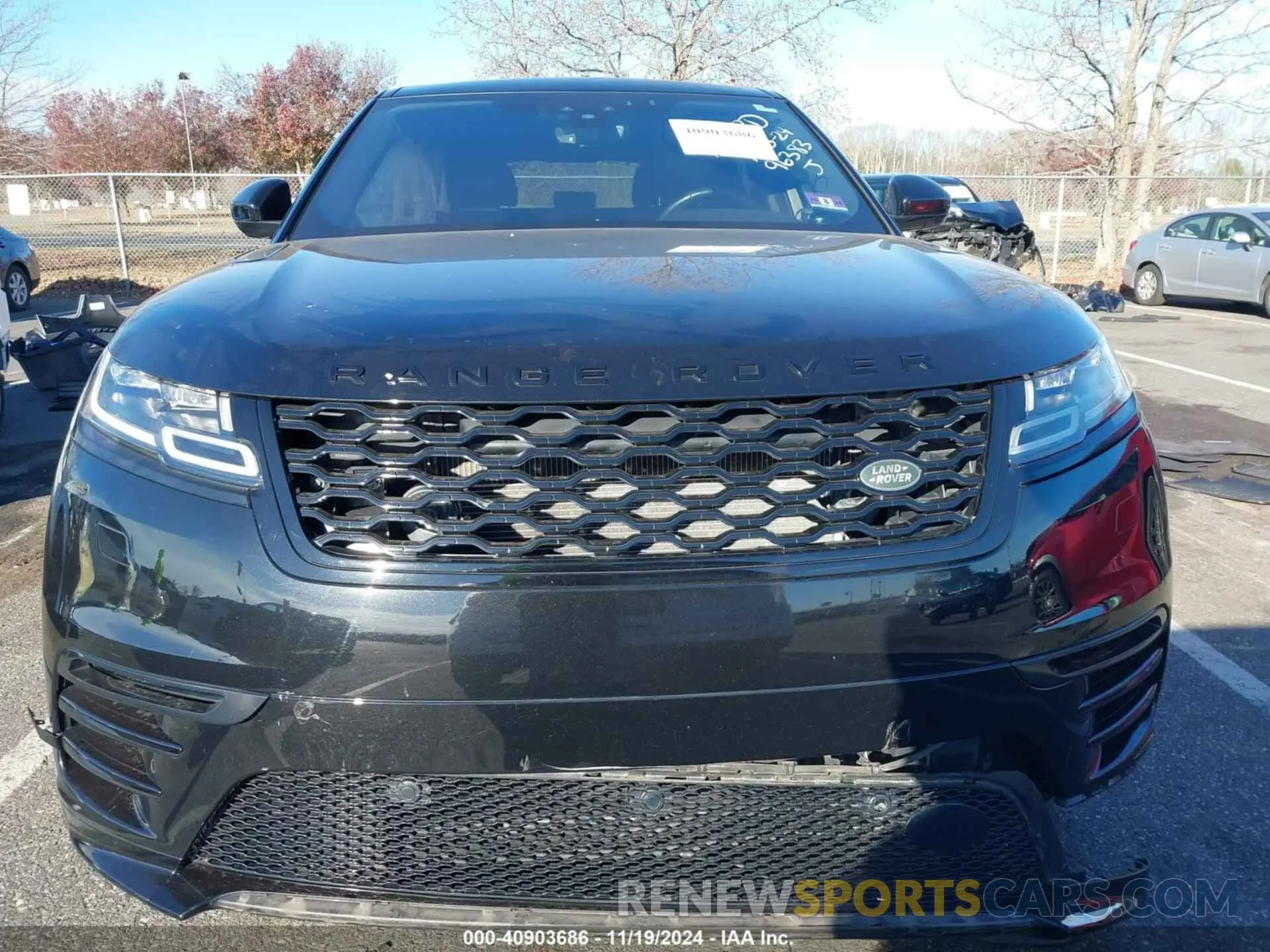 12 fotografías del automóvil dañado SALYL2EX6KA796383 LAND ROVER RANGE ROVER VELAR 2019