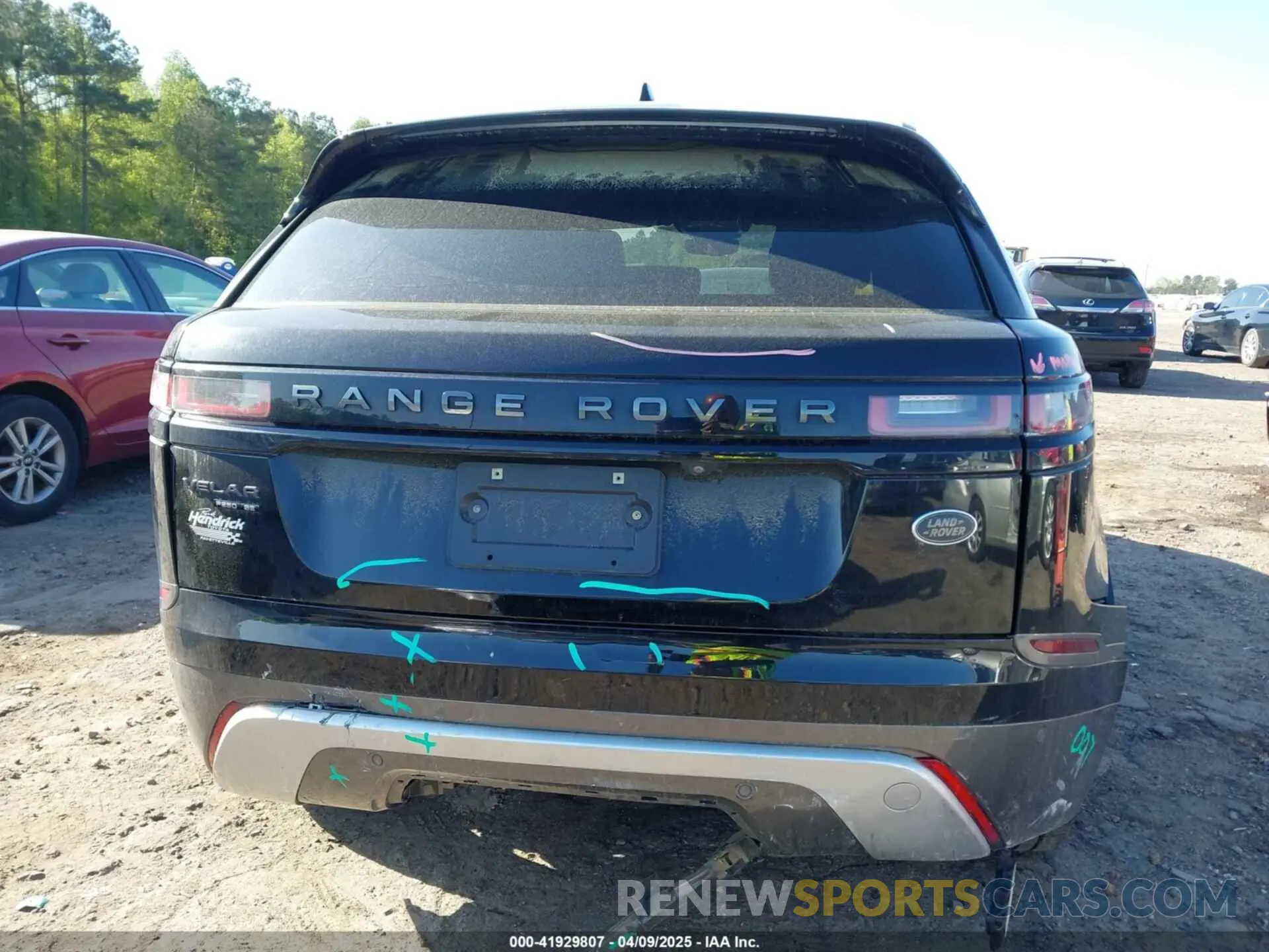 16 fotografías del automóvil dañado SALYL2EX7KA784128 LAND ROVER RANGE ROVER VELAR 2019