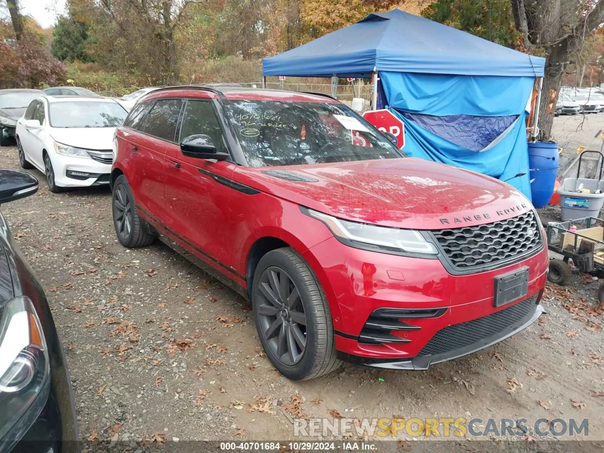 1 fotografías del automóvil dañado SALYL2EX7KA797283 LAND ROVER RANGE ROVER VELAR 2019