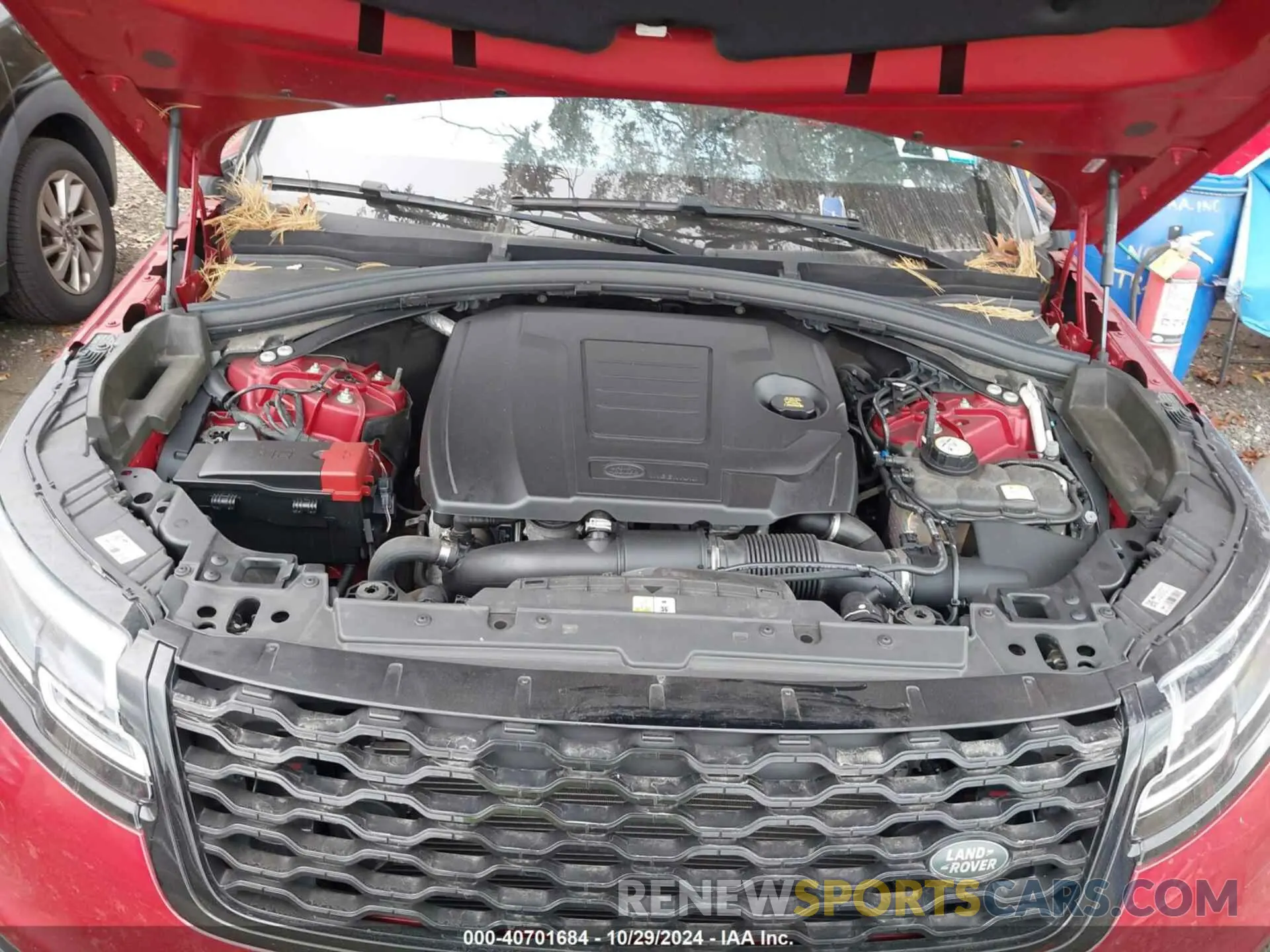 10 fotografías del automóvil dañado SALYL2EX7KA797283 LAND ROVER RANGE ROVER VELAR 2019