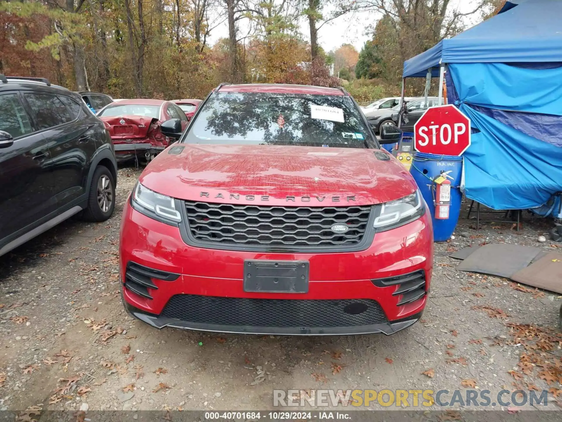 12 fotografías del automóvil dañado SALYL2EX7KA797283 LAND ROVER RANGE ROVER VELAR 2019