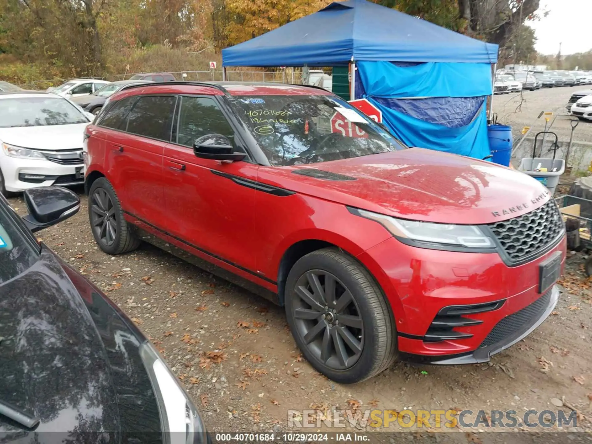 13 fotografías del automóvil dañado SALYL2EX7KA797283 LAND ROVER RANGE ROVER VELAR 2019