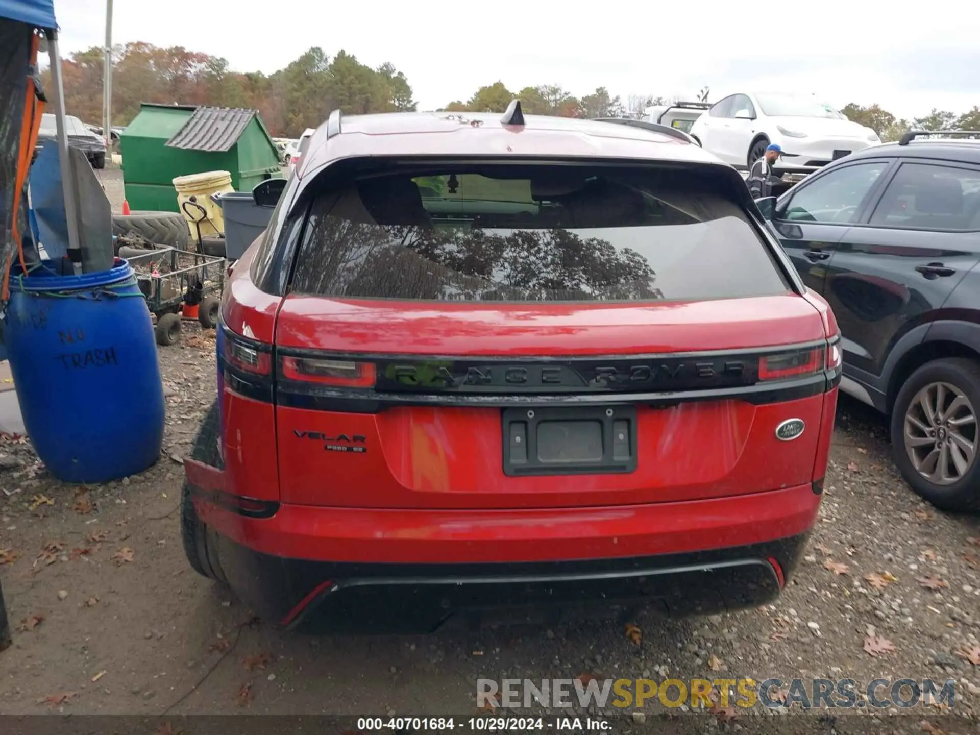 16 fotografías del automóvil dañado SALYL2EX7KA797283 LAND ROVER RANGE ROVER VELAR 2019