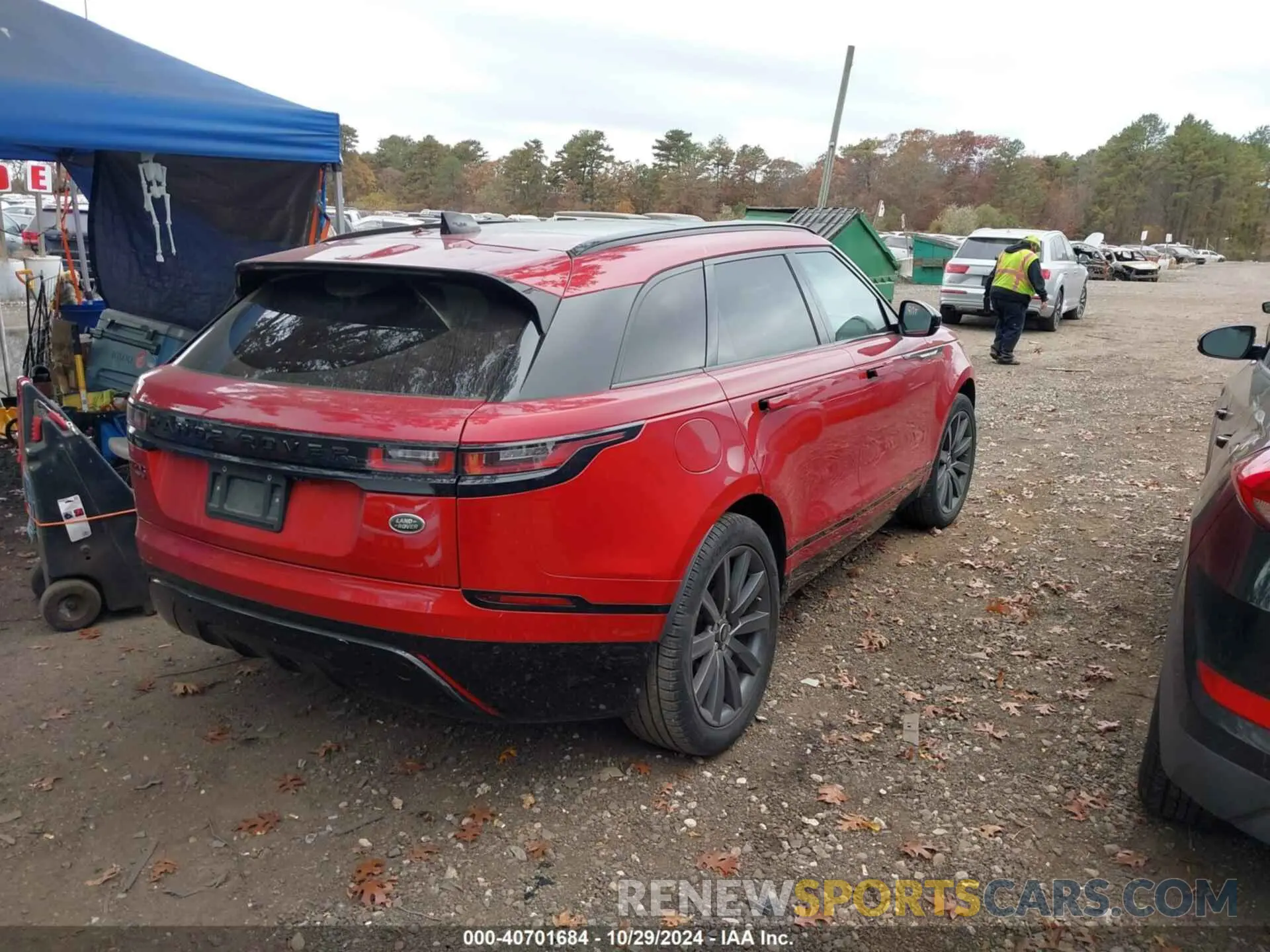 4 fotografías del automóvil dañado SALYL2EX7KA797283 LAND ROVER RANGE ROVER VELAR 2019