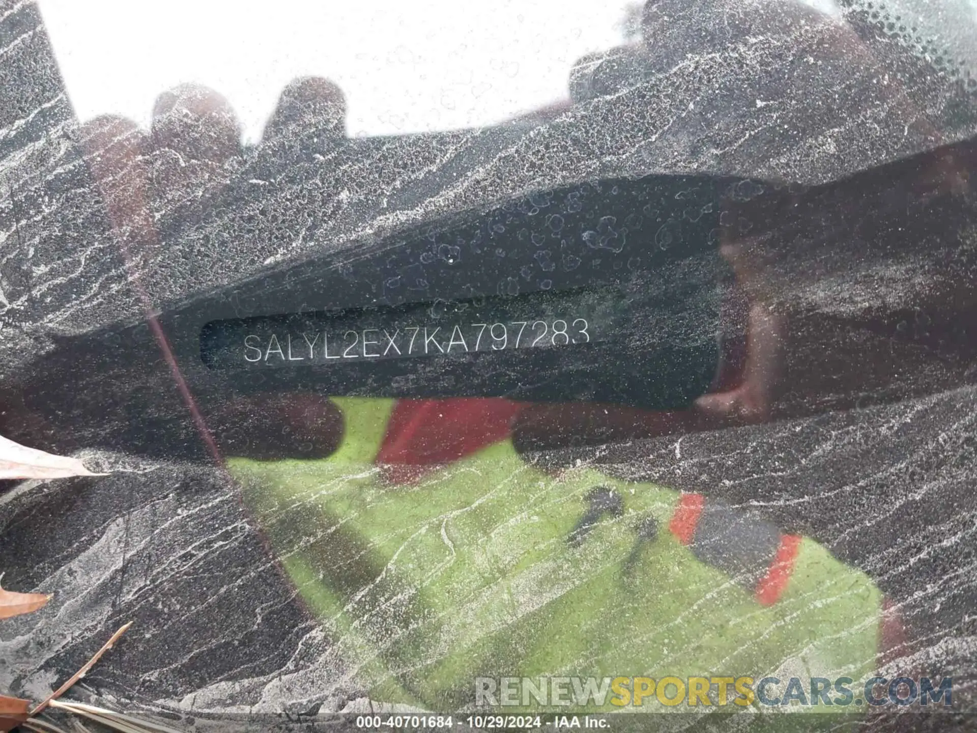 9 fotografías del automóvil dañado SALYL2EX7KA797283 LAND ROVER RANGE ROVER VELAR 2019