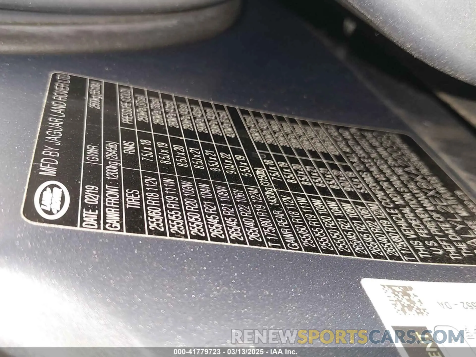 9 fotografías del automóvil dañado SALYL2EX8KA220360 LAND ROVER RANGE ROVER VELAR 2019
