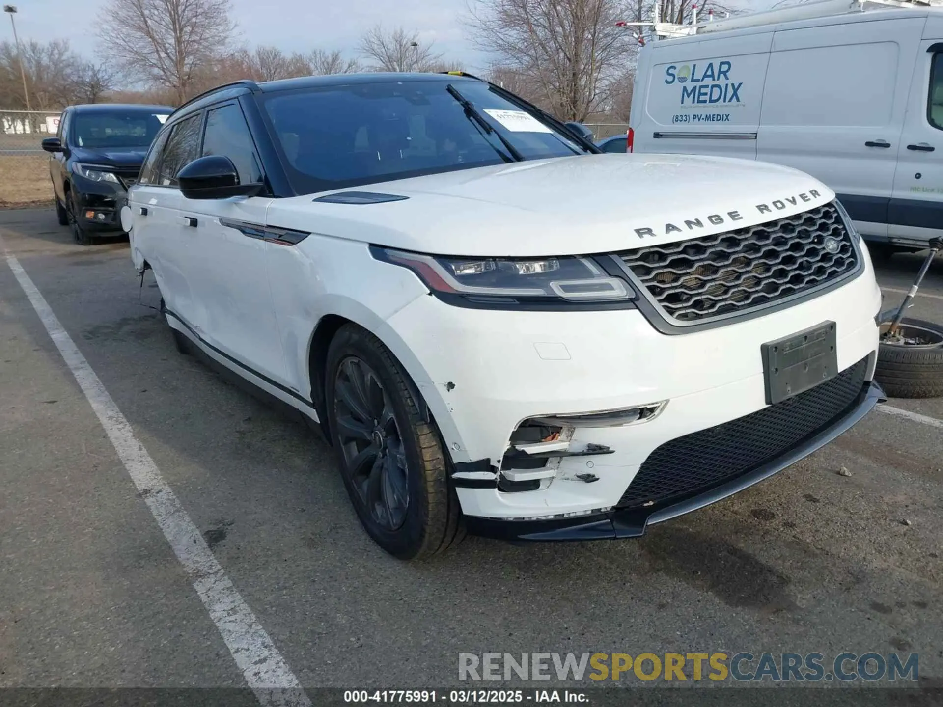 1 fotografías del automóvil dañado SALYL2EX9KA782364 LAND ROVER RANGE ROVER VELAR 2019