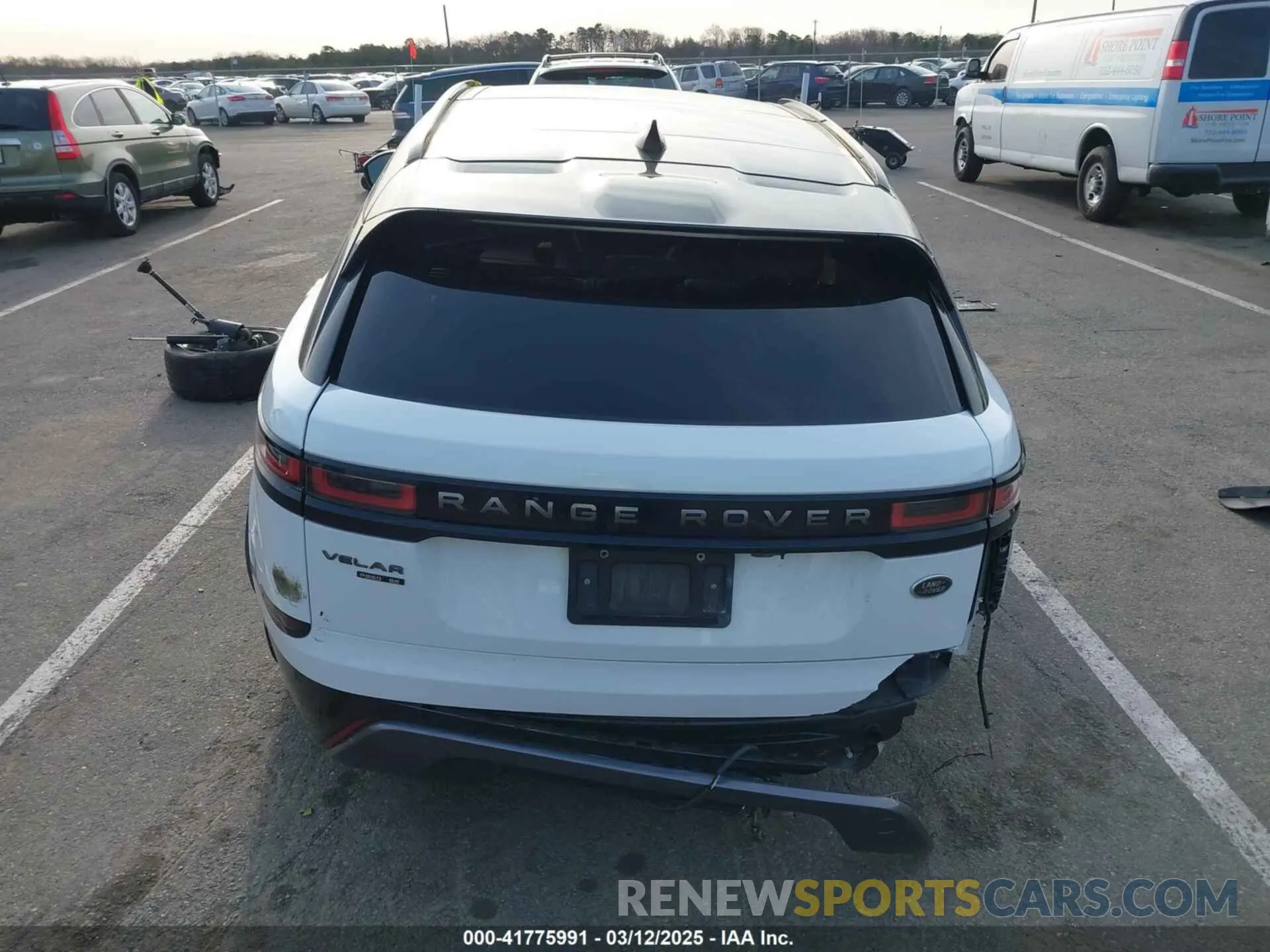 16 fotografías del automóvil dañado SALYL2EX9KA782364 LAND ROVER RANGE ROVER VELAR 2019