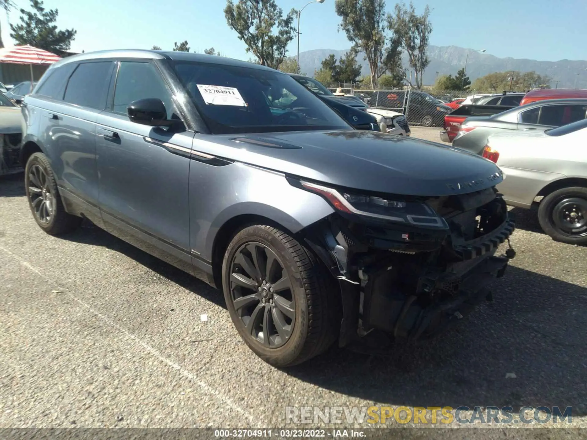 1 fotografías del automóvil dañado SALYL2EXXKA235121 LAND ROVER RANGE ROVER VELAR 2019