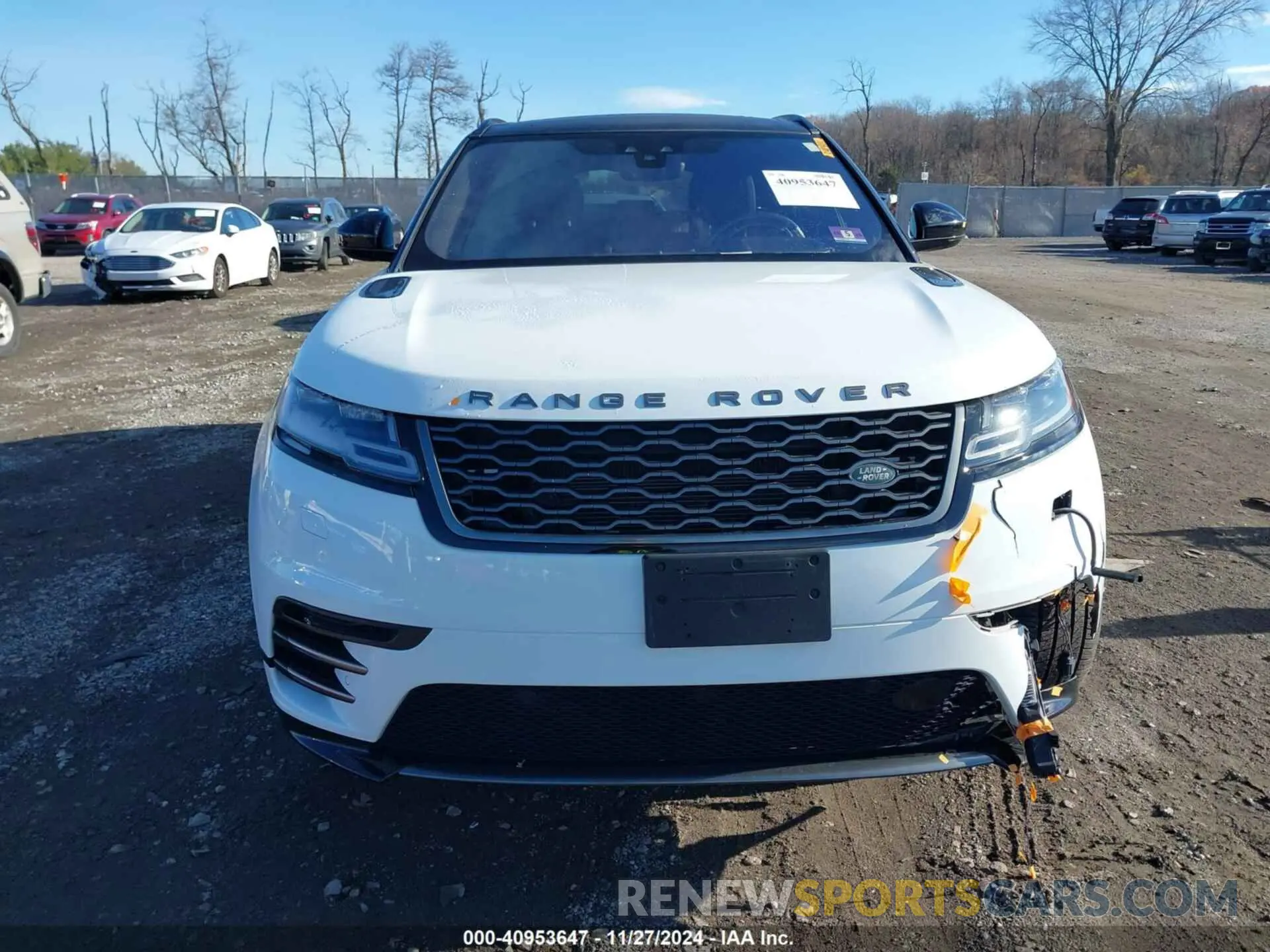 12 fotografías del automóvil dañado SALYL2EXXKA779831 LAND ROVER RANGE ROVER VELAR 2019
