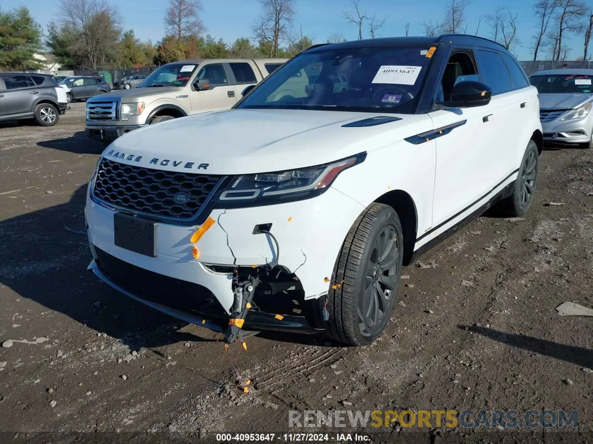 6 fotografías del automóvil dañado SALYL2EXXKA779831 LAND ROVER RANGE ROVER VELAR 2019