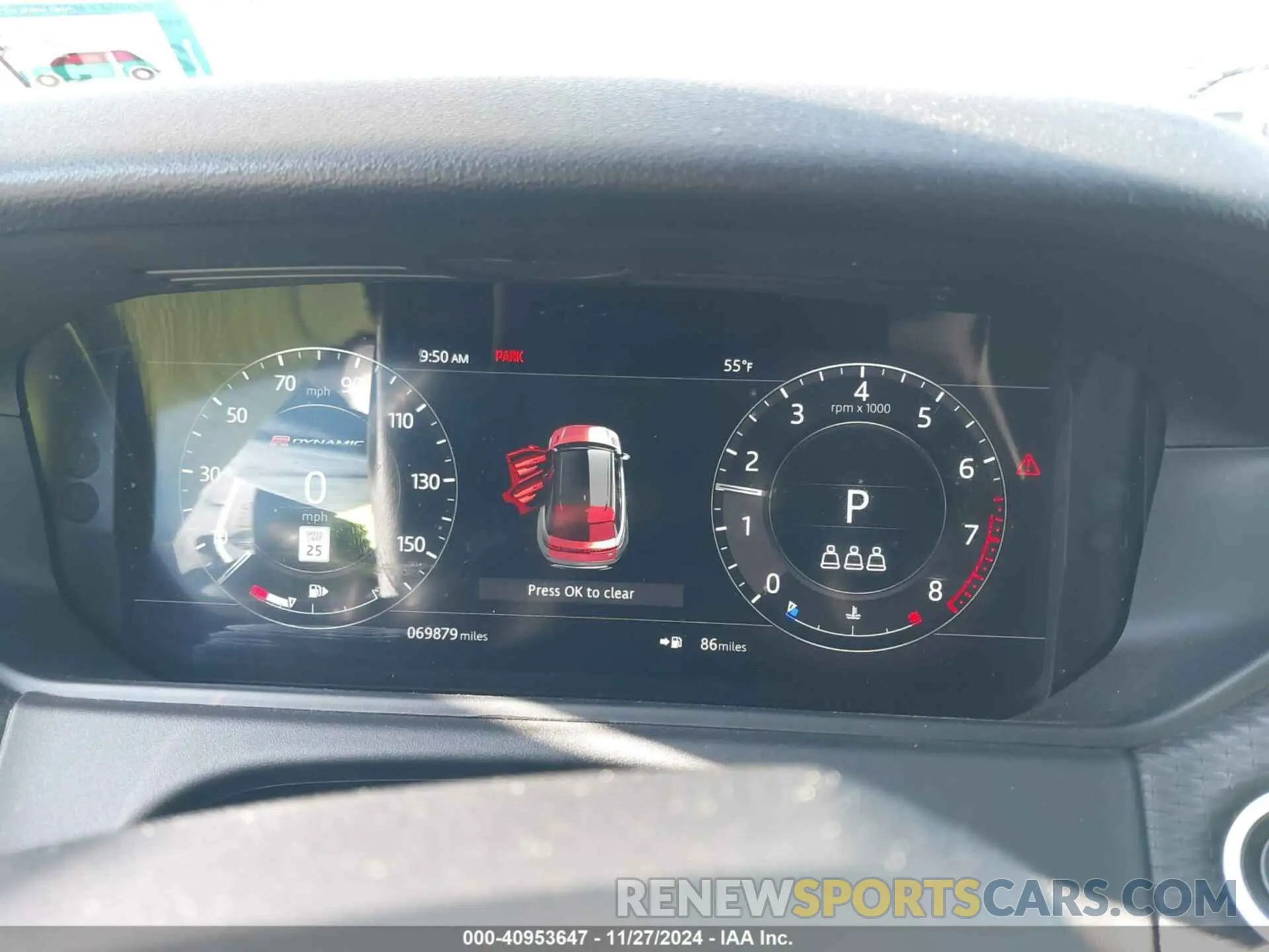 7 fotografías del automóvil dañado SALYL2EXXKA779831 LAND ROVER RANGE ROVER VELAR 2019