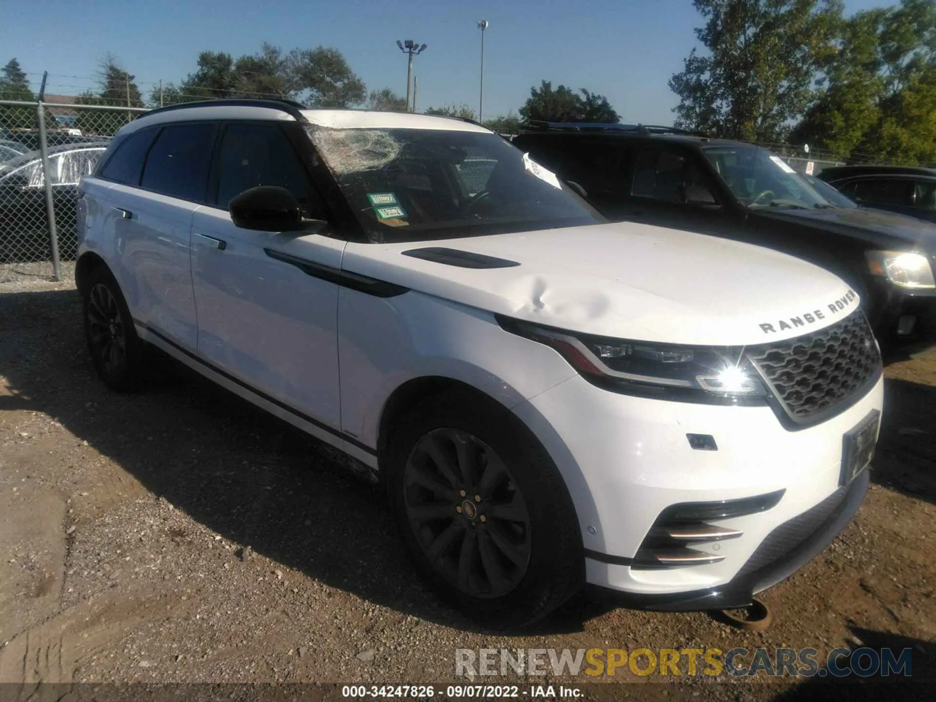 1 fotografías del automóvil dañado SALYL2FVXKA228277 LAND ROVER RANGE ROVER VELAR 2019