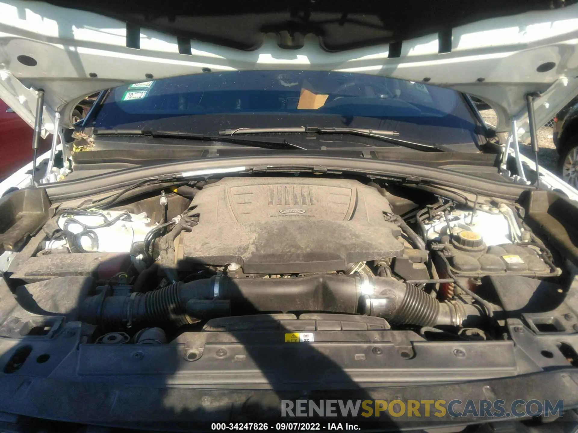 10 fotografías del automóvil dañado SALYL2FVXKA228277 LAND ROVER RANGE ROVER VELAR 2019