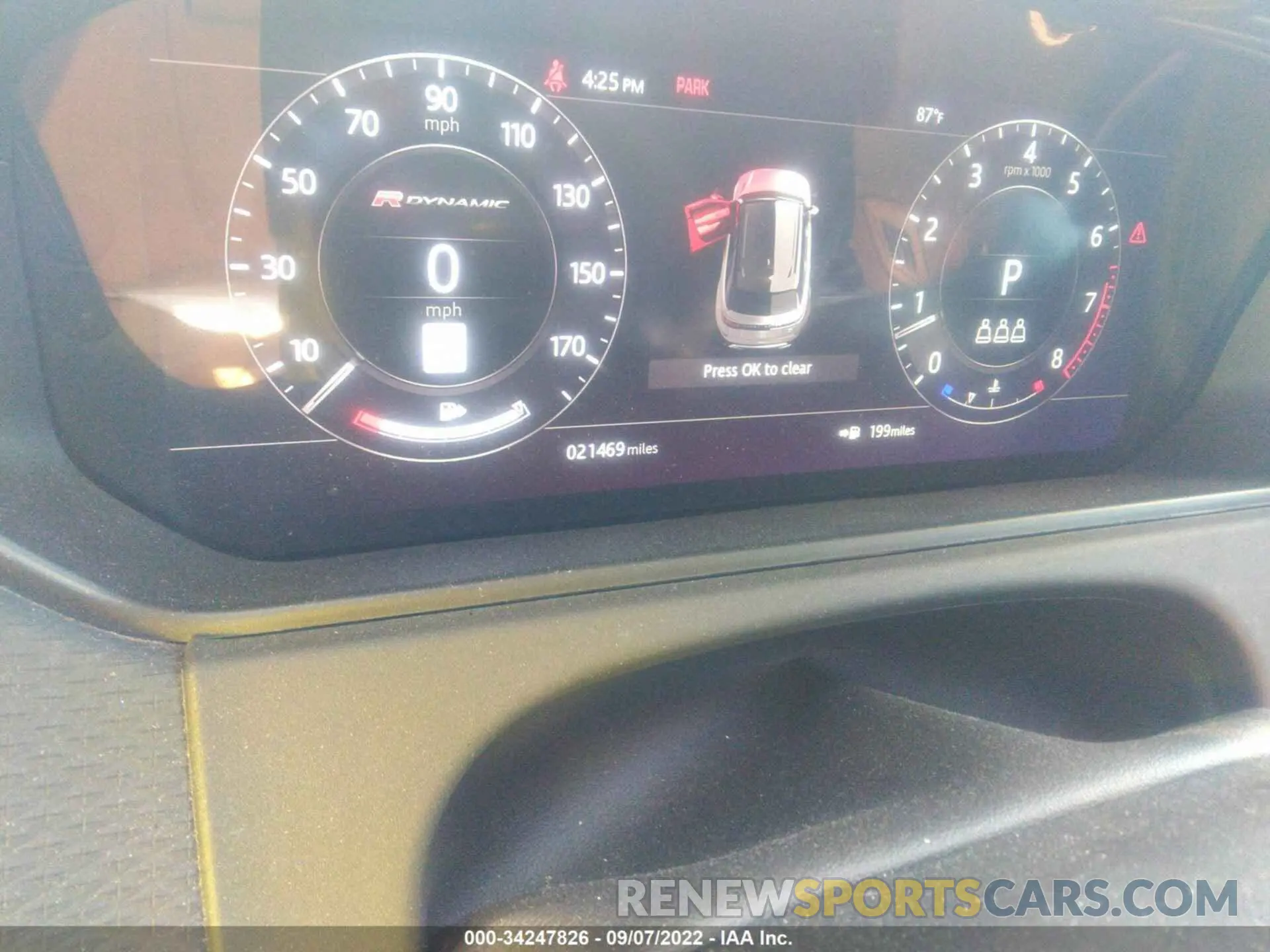 7 fotografías del automóvil dañado SALYL2FVXKA228277 LAND ROVER RANGE ROVER VELAR 2019