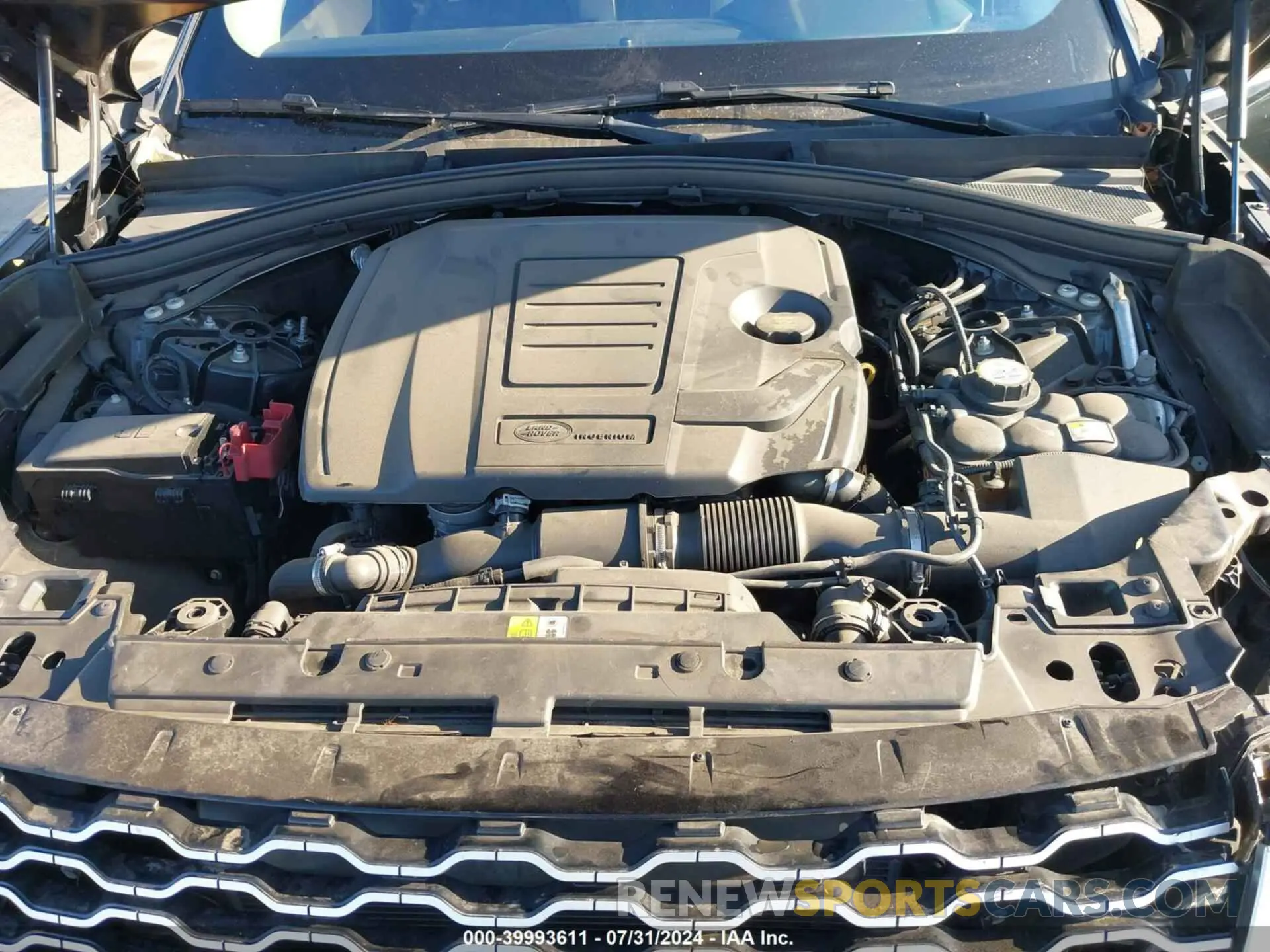 10 fotografías del automóvil dañado SALYB2EX2LA290537 LAND ROVER RANGE ROVER VELAR 2020